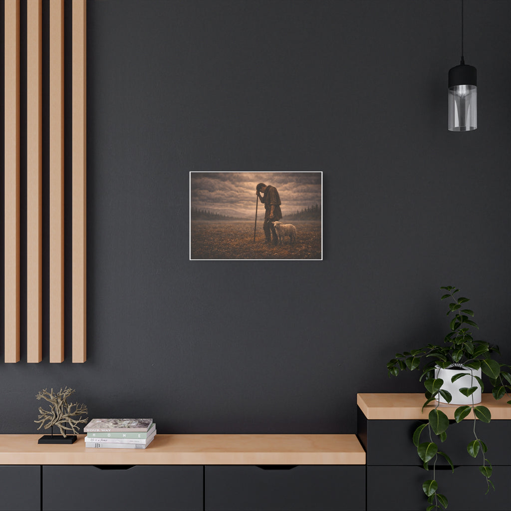 Stormy Meadow Wall Art | "The Weight" #4 of 12 | Inspirational Canvas Print | Fine Art