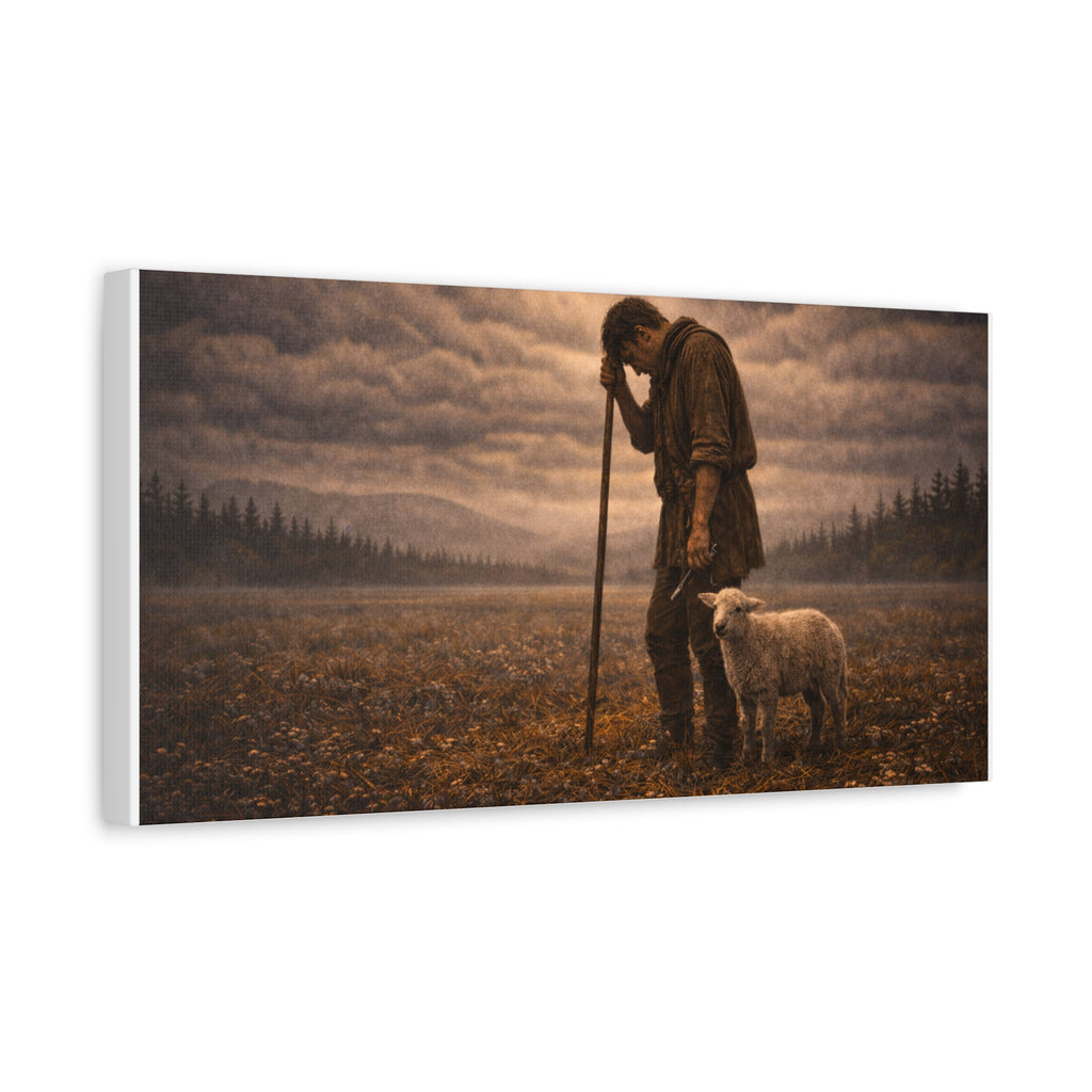 Stormy Meadow Wall Art | "The Weight" #4 of 12 | Inspirational Canvas Print | Fine Art