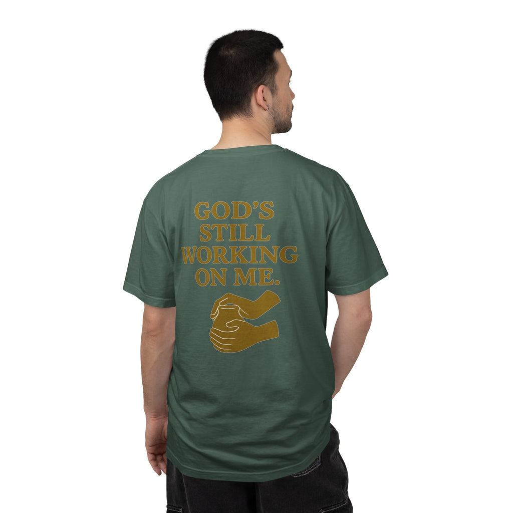 Christian T-Shirt | STILL "God's Still Working" | Inspirational Faith Tee | STILL Collection
