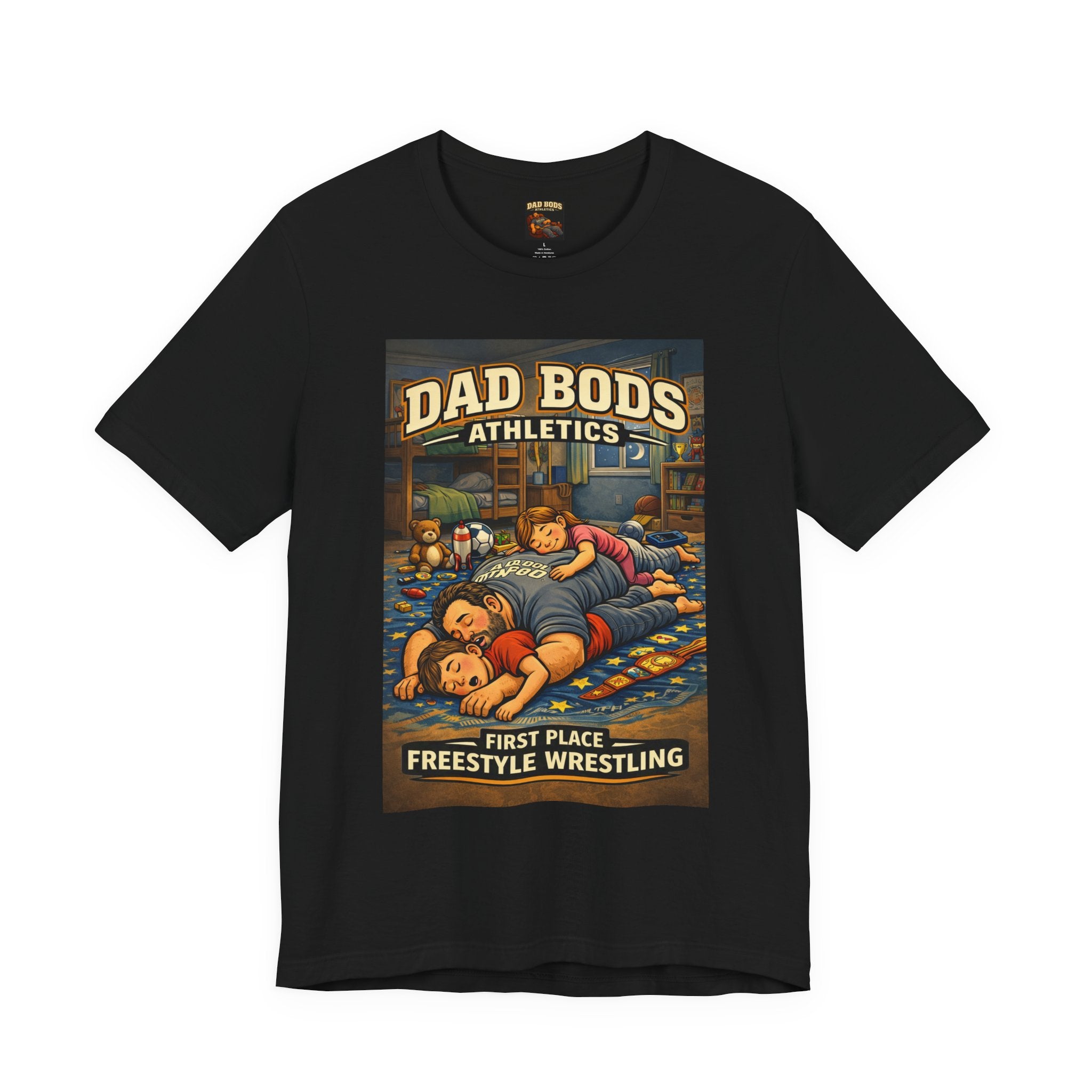 Funny Dad Shirt | Freestyle Wrestling | Dad Bods Athletics | Father's Day Gift for Dads