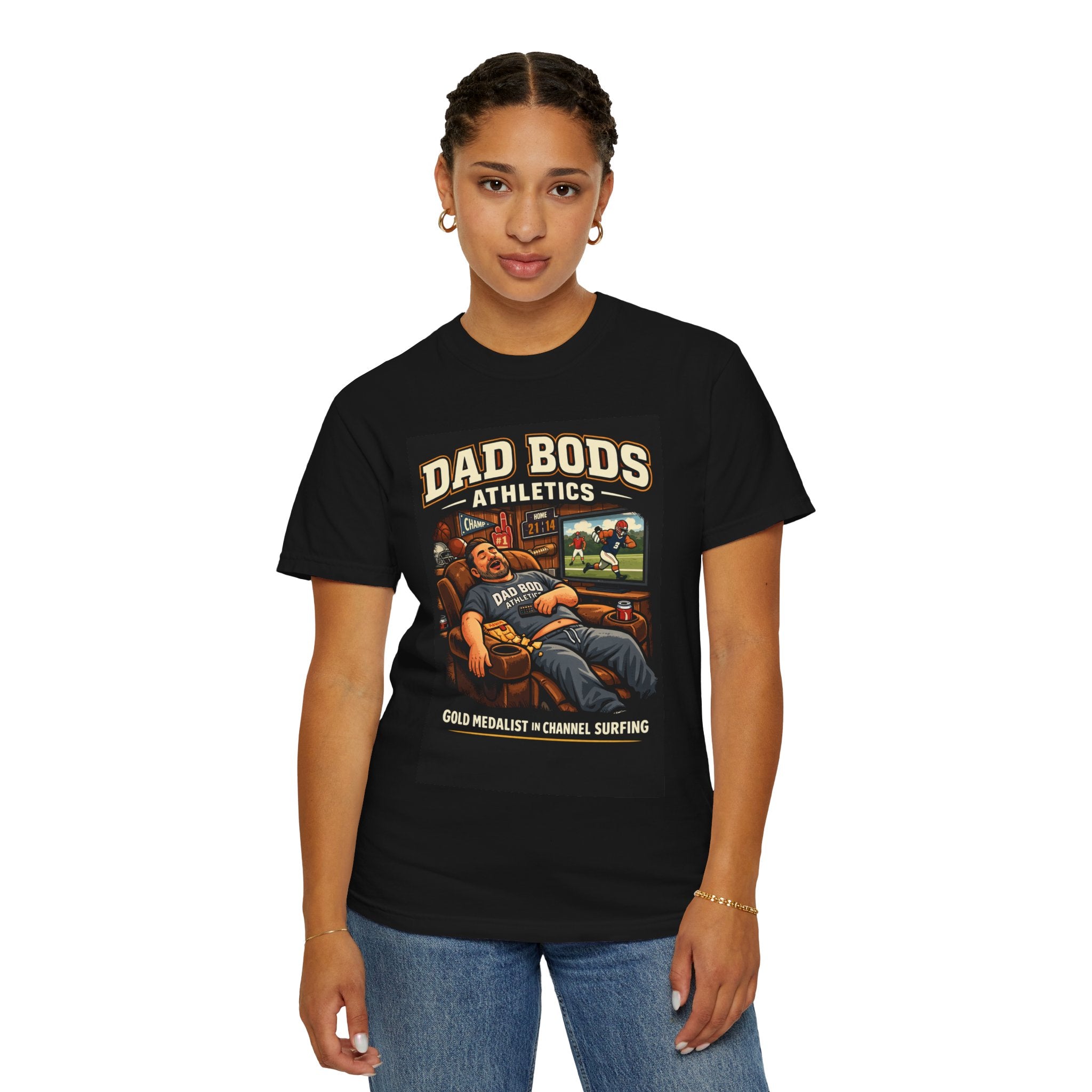Funny Dad Shirt | Dad Bod Built by BBQ & Beer | Dad Bods Athletics | Father's Day Gift