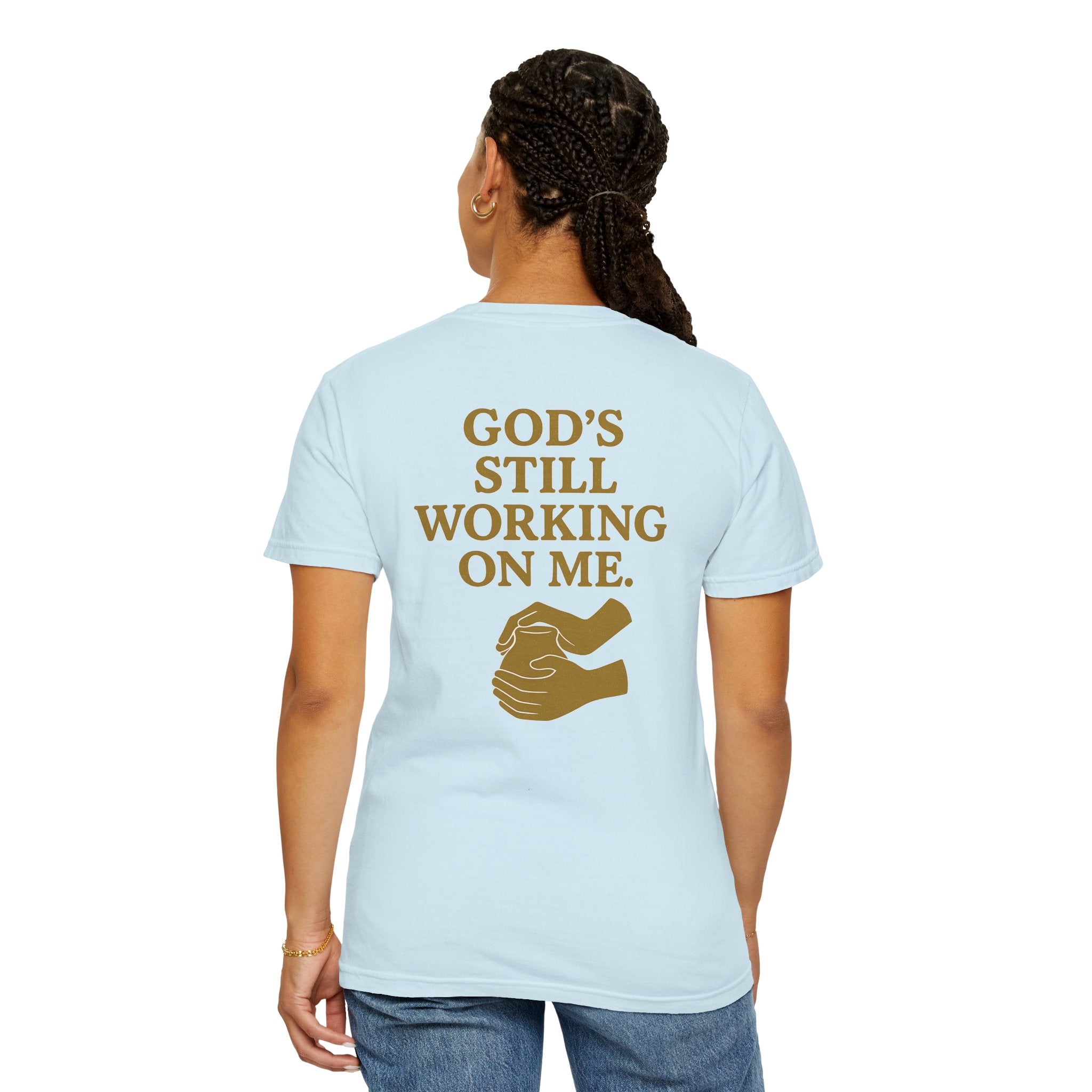 Christian T-Shirt | STILL "God's Still Working" | Inspirational Faith Tee | STILL Collection