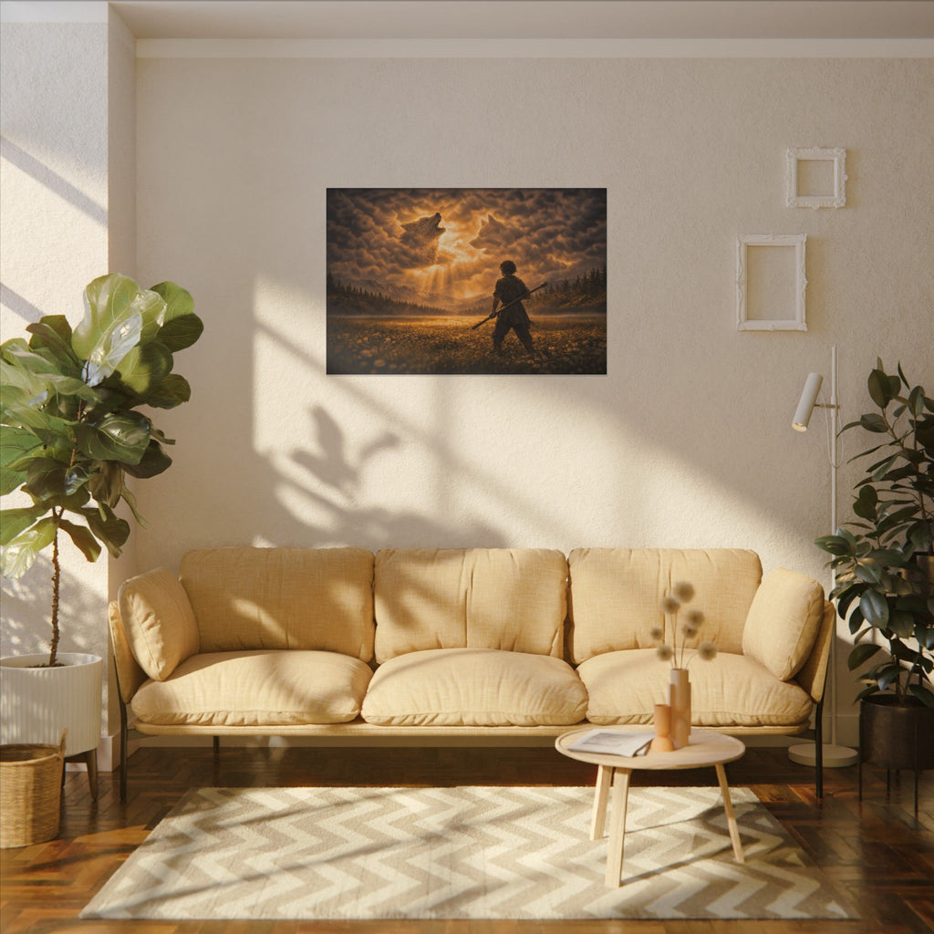 Stormy Meadow Wall Art | "The Omen" #2 of 12 | Cinematic Canvas Print | Fine Art