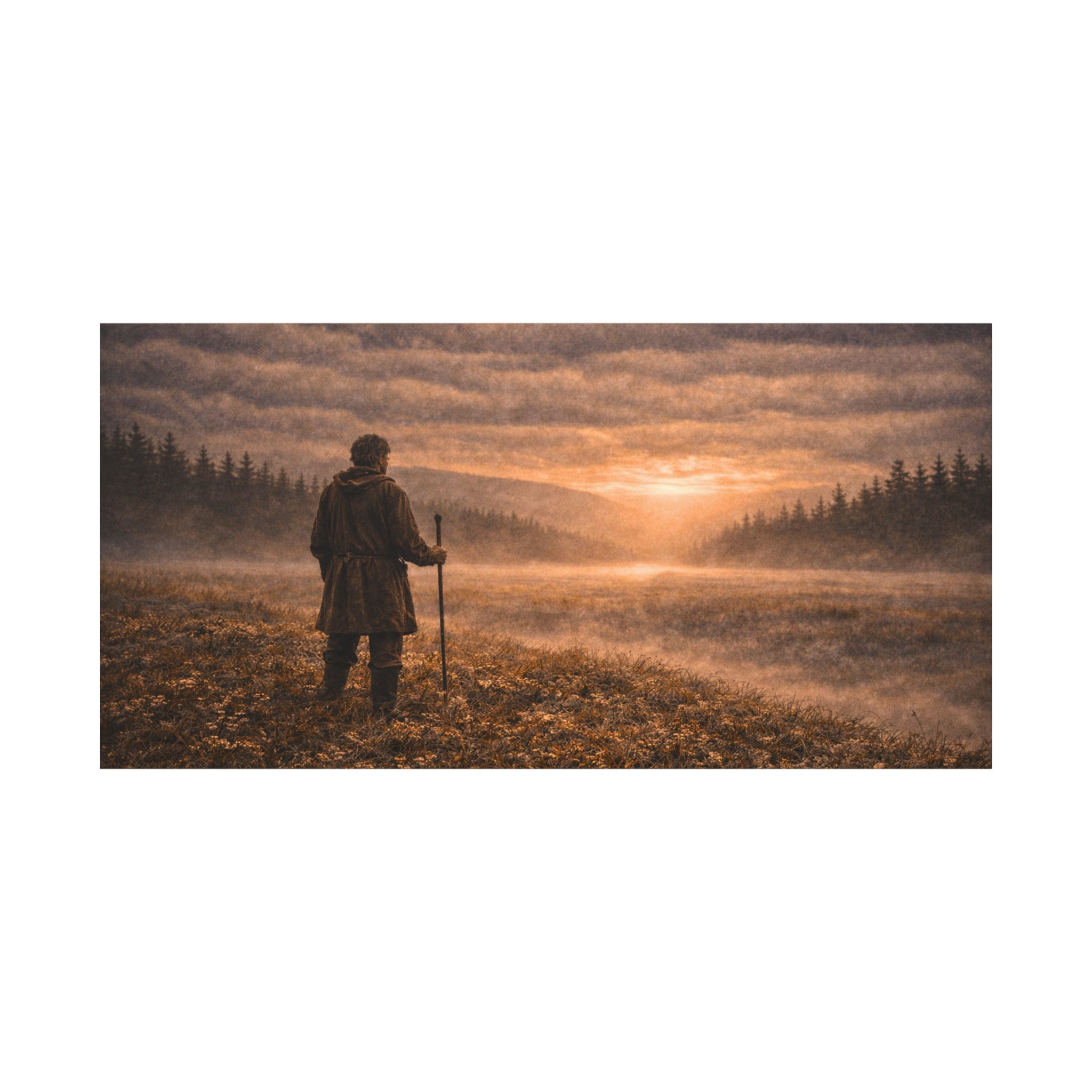 Stormy Meadow Wall Art | "The Turn" #5 of 12 | Cinematic Canvas Print | Fine Art
