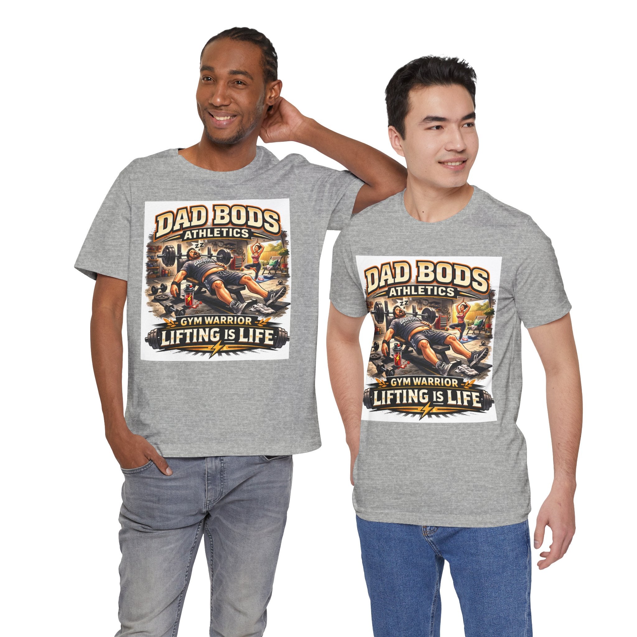 Funny Dad Shirt | Lifting is Life | Dad Bods Athletics | Father's Day Gift for Dads