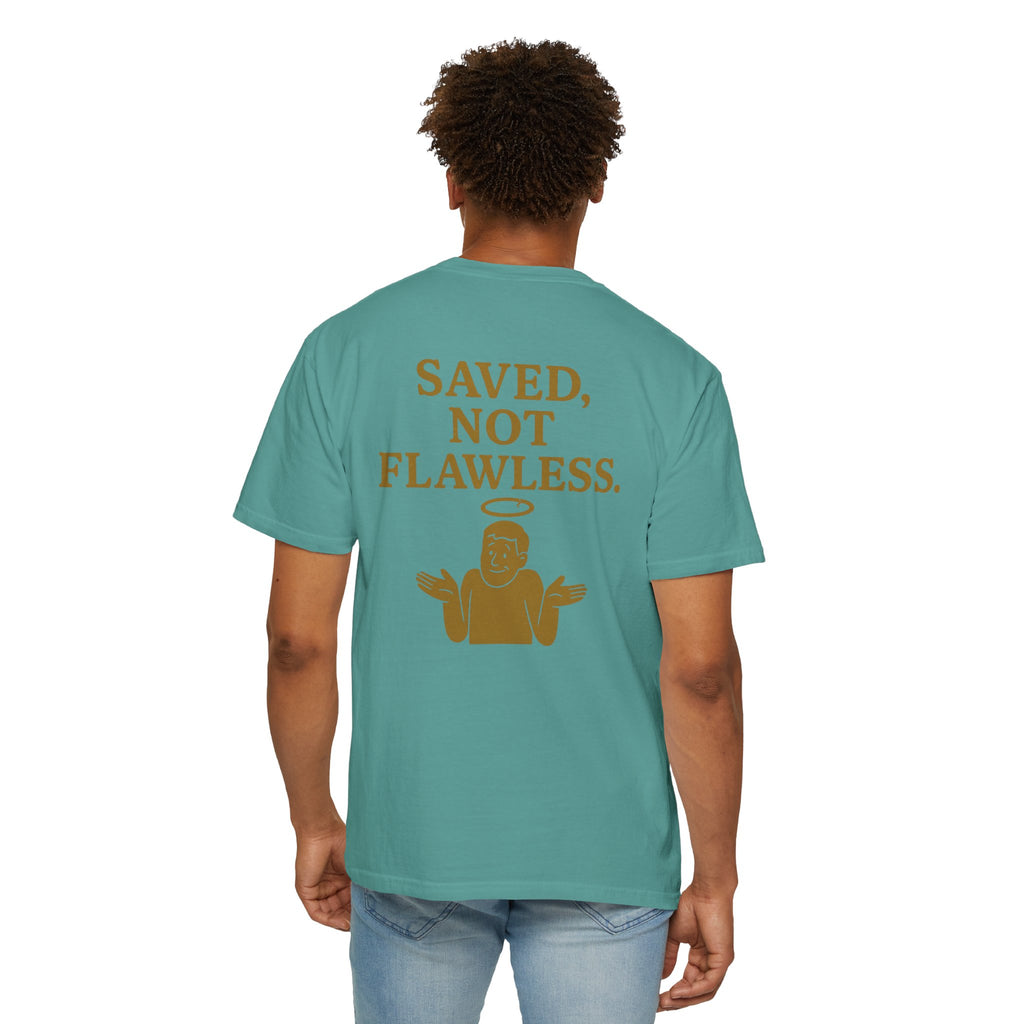 Christian T-Shirt | STILL "Saved Not Flawless" Men's | Faith Apparel | STILL Collection