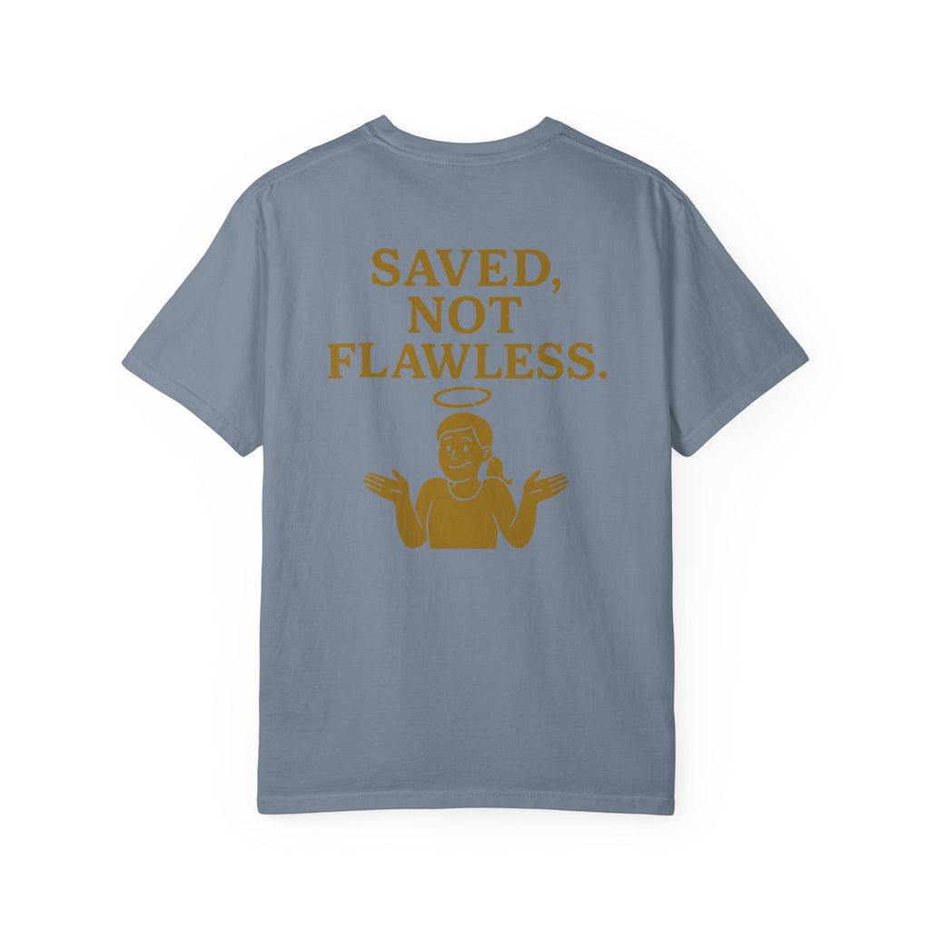 Christian T-Shirt | STILL "Saved Not Flawless" Women's | Faith Apparel | STILL Collection