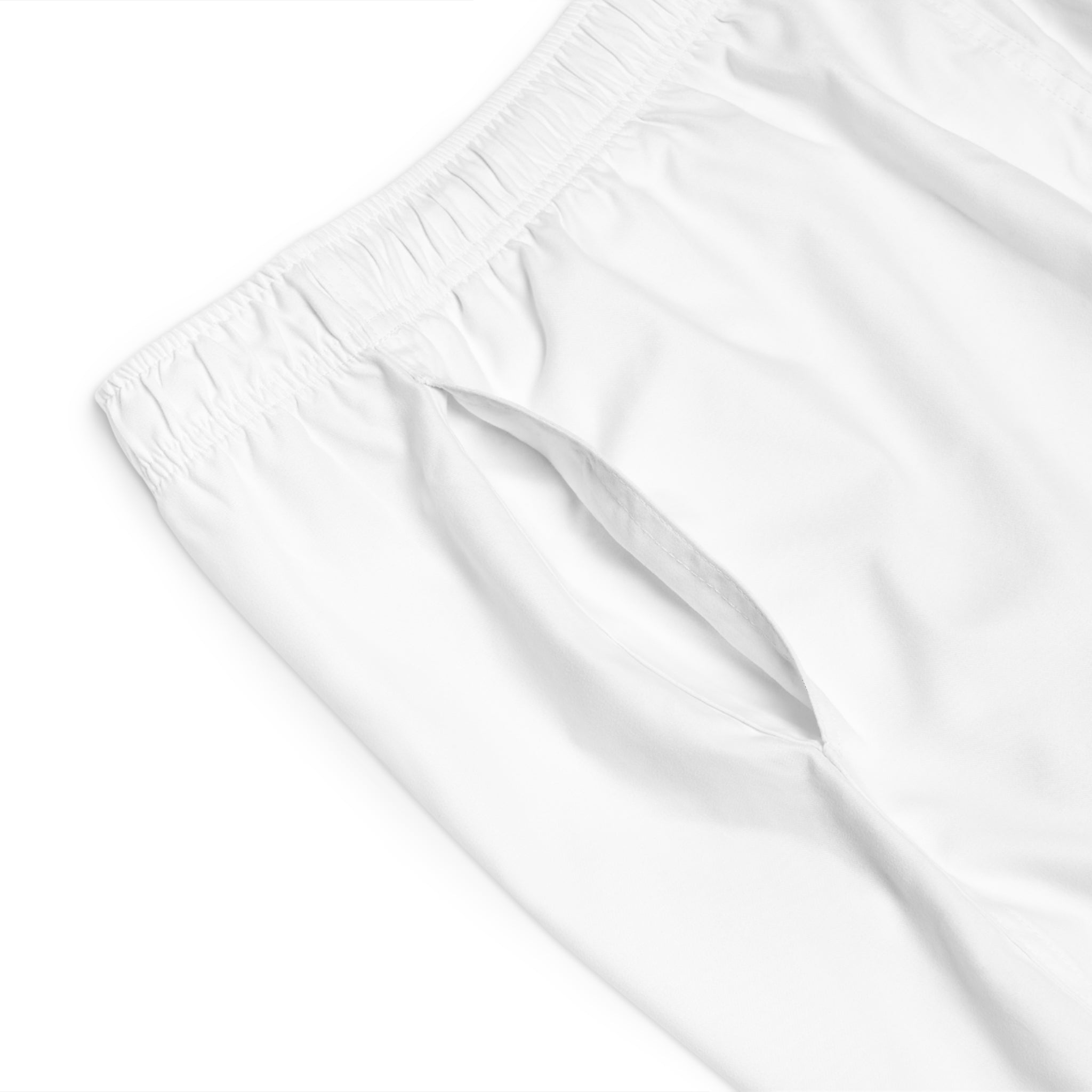 DBA gold and black text (left leg ) Men's Board Shorts (AOP)