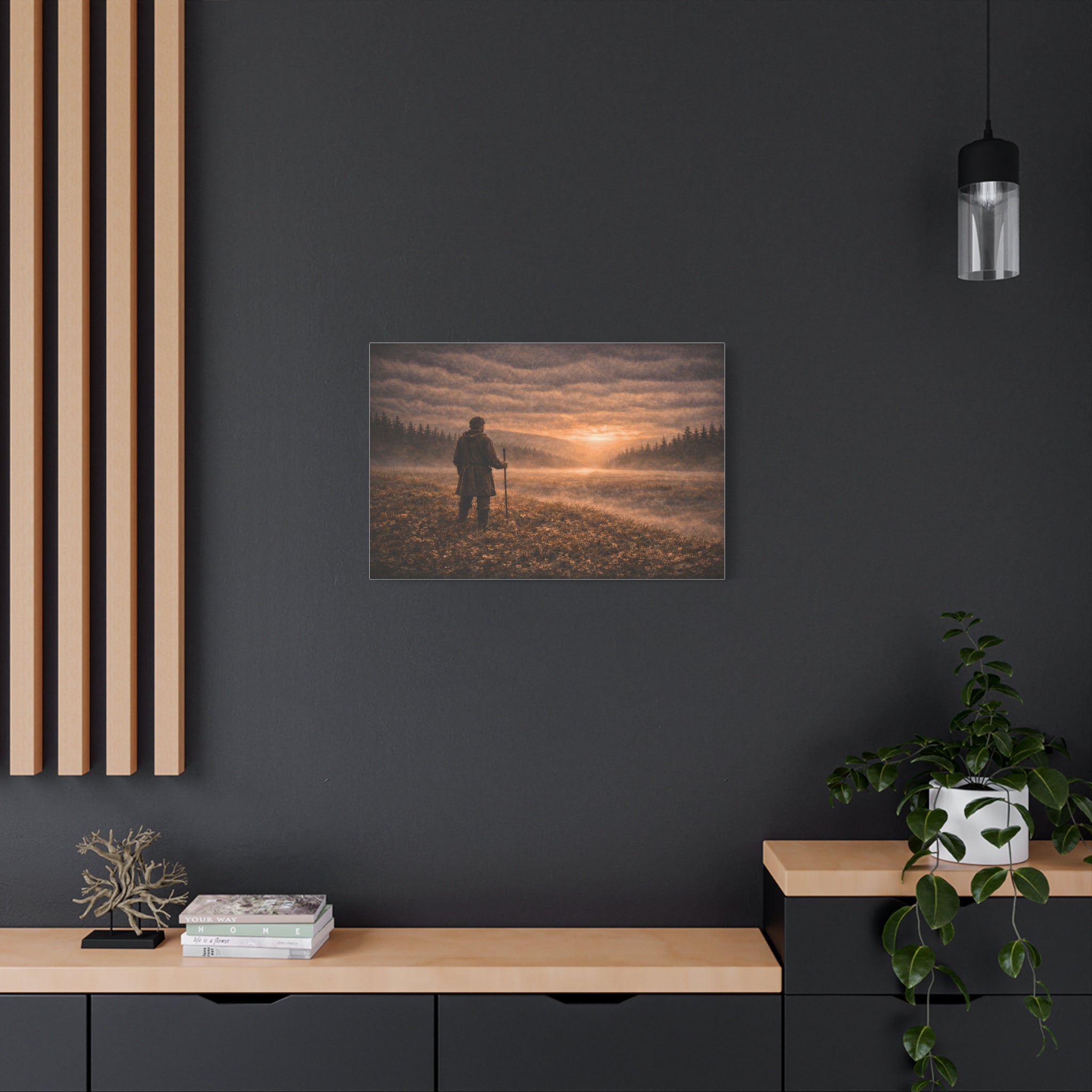 Stormy Meadow Wall Art | "The Turn" #5 of 12 | Cinematic Canvas Print | Fine Art