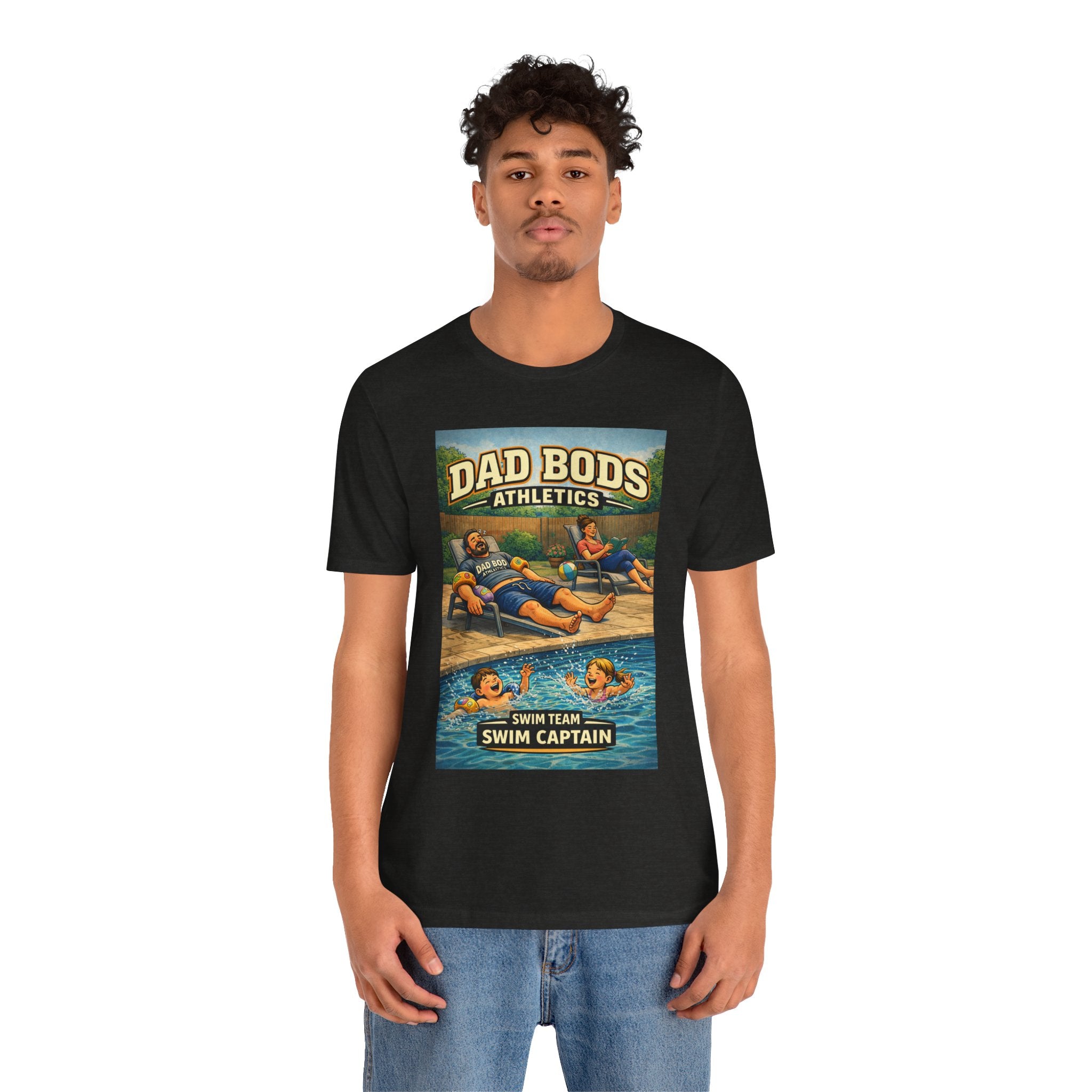 Funny Dad Shirt | Swim Captain | Dad Bods Athletics | Father's Day Gift for Dads