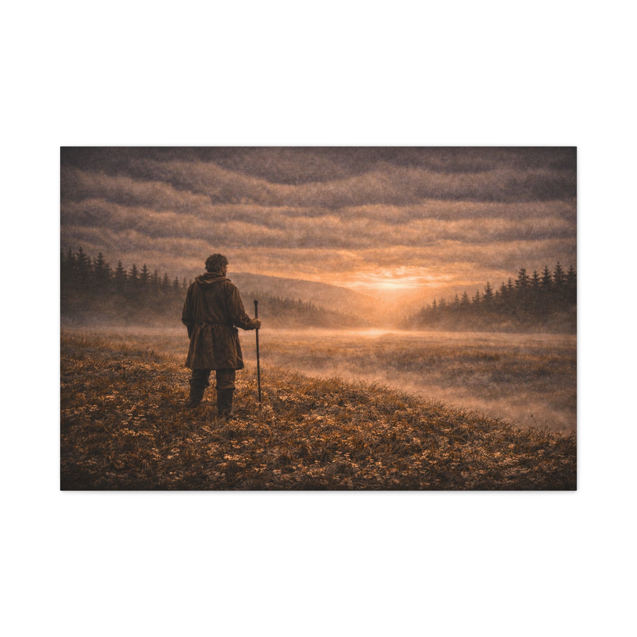 Stormy Meadow Wall Art | "The Turn" #5 of 12 | Cinematic Canvas Print | Fine Art