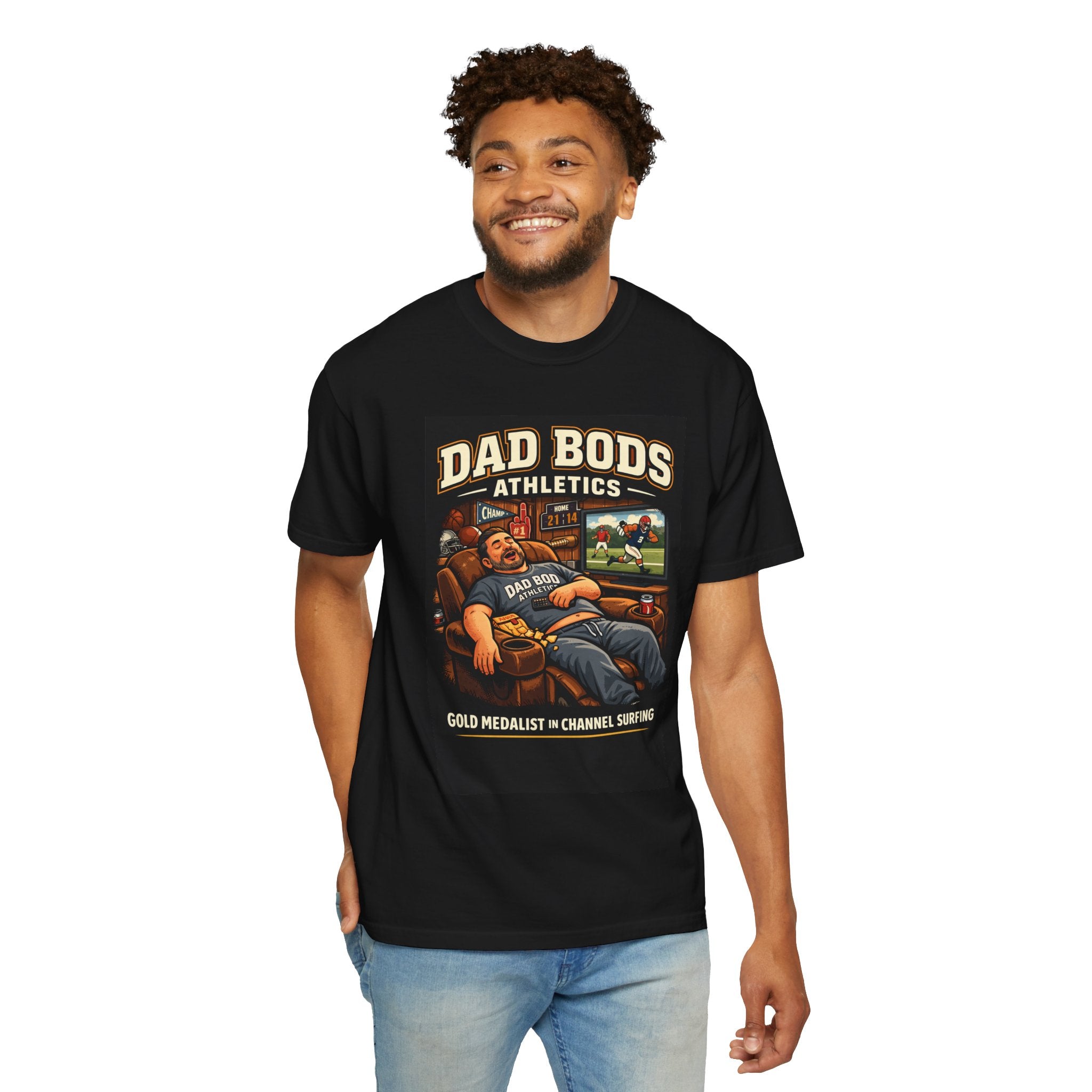 Funny Dad Shirt | Dad Bod Built by BBQ & Beer | Dad Bods Athletics | Father's Day Gift