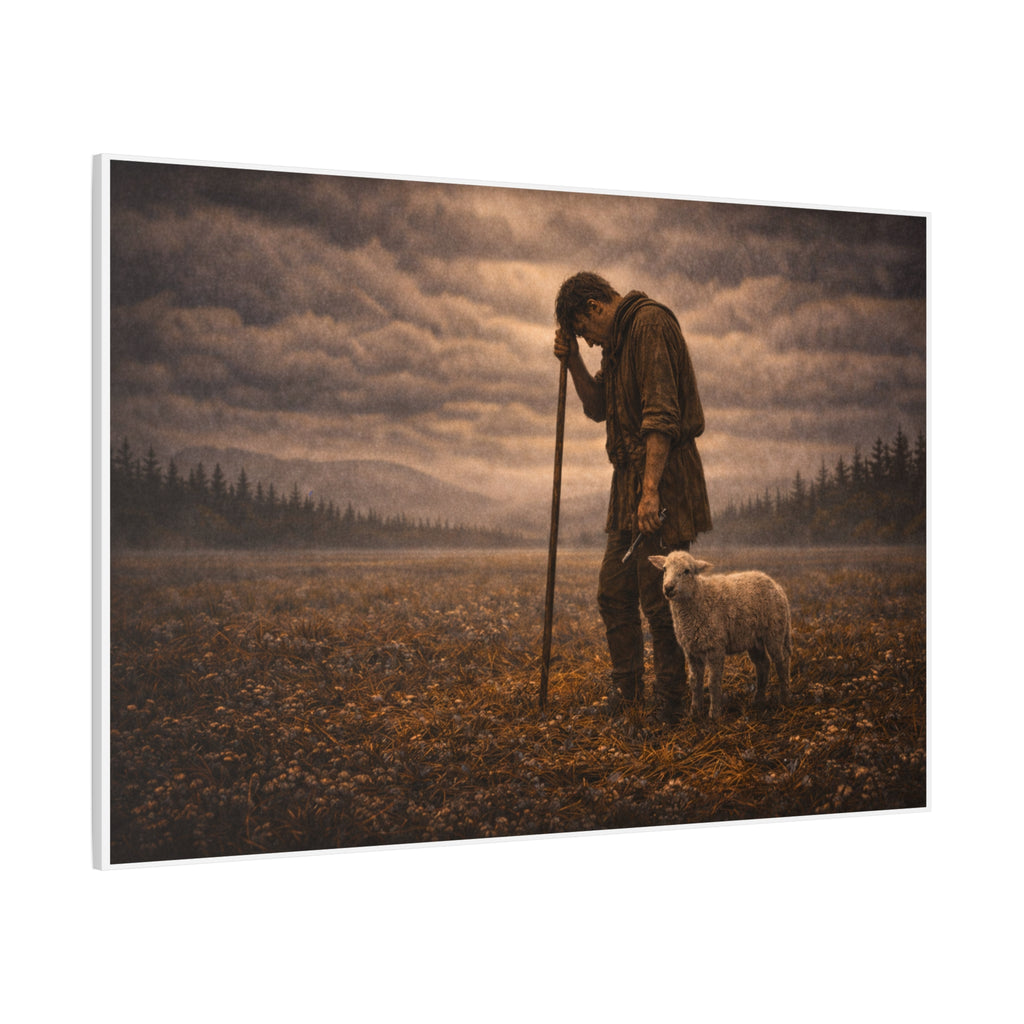 Stormy Meadow Wall Art | "The Weight" #4 of 12 | Inspirational Canvas Print | Fine Art