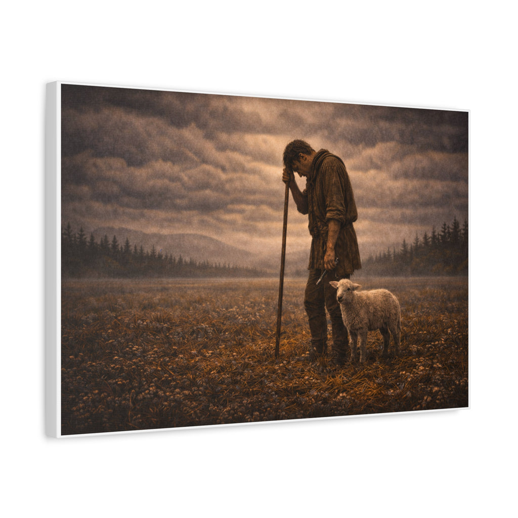 Stormy Meadow Wall Art | "The Weight" #4 of 12 | Inspirational Canvas Print | Fine Art