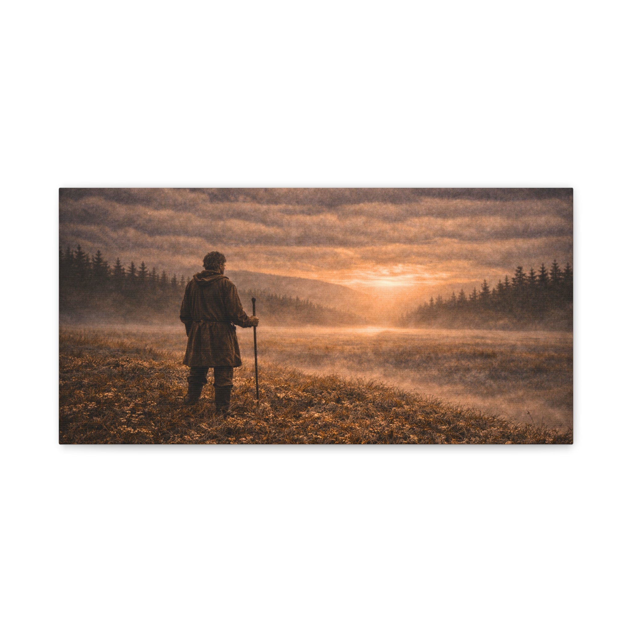 Stormy Meadow Wall Art | "The Turn" #5 of 12 | Cinematic Canvas Print | Fine Art