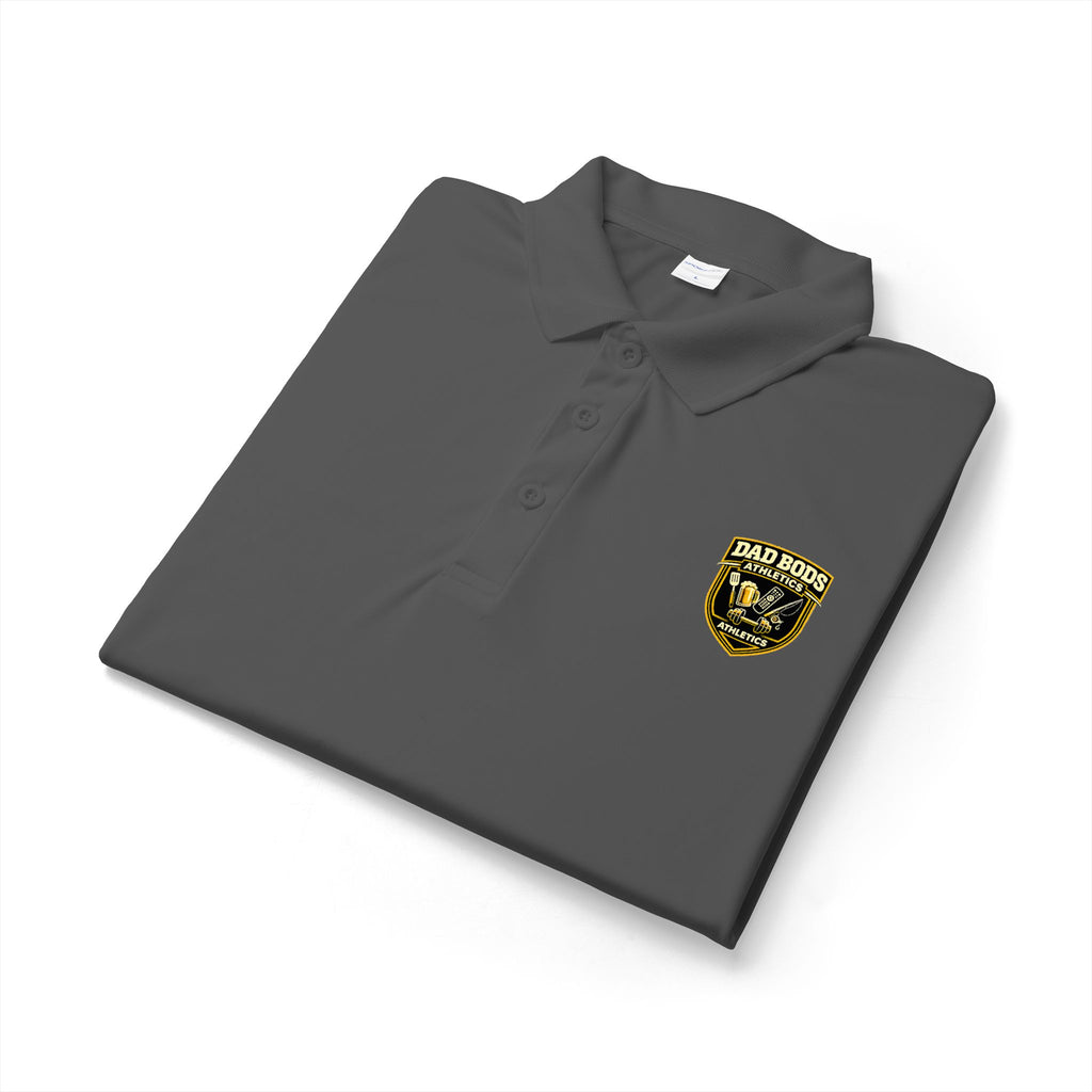 Men's 'Dad Bods Athletics Logo' Polo Shirt – Performance Golf & Work Polo