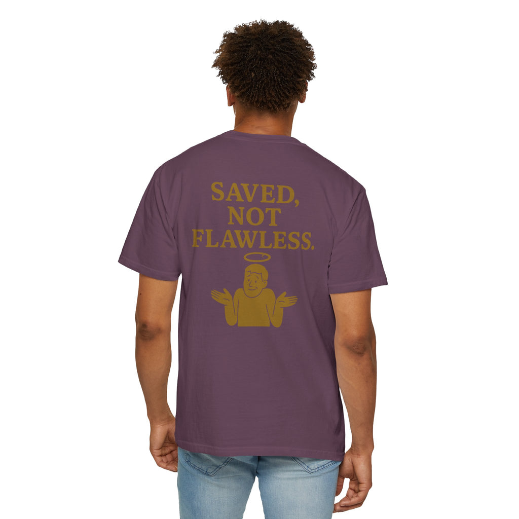 Christian T-Shirt | STILL "Saved Not Flawless" Men's | Faith Apparel | STILL Collection