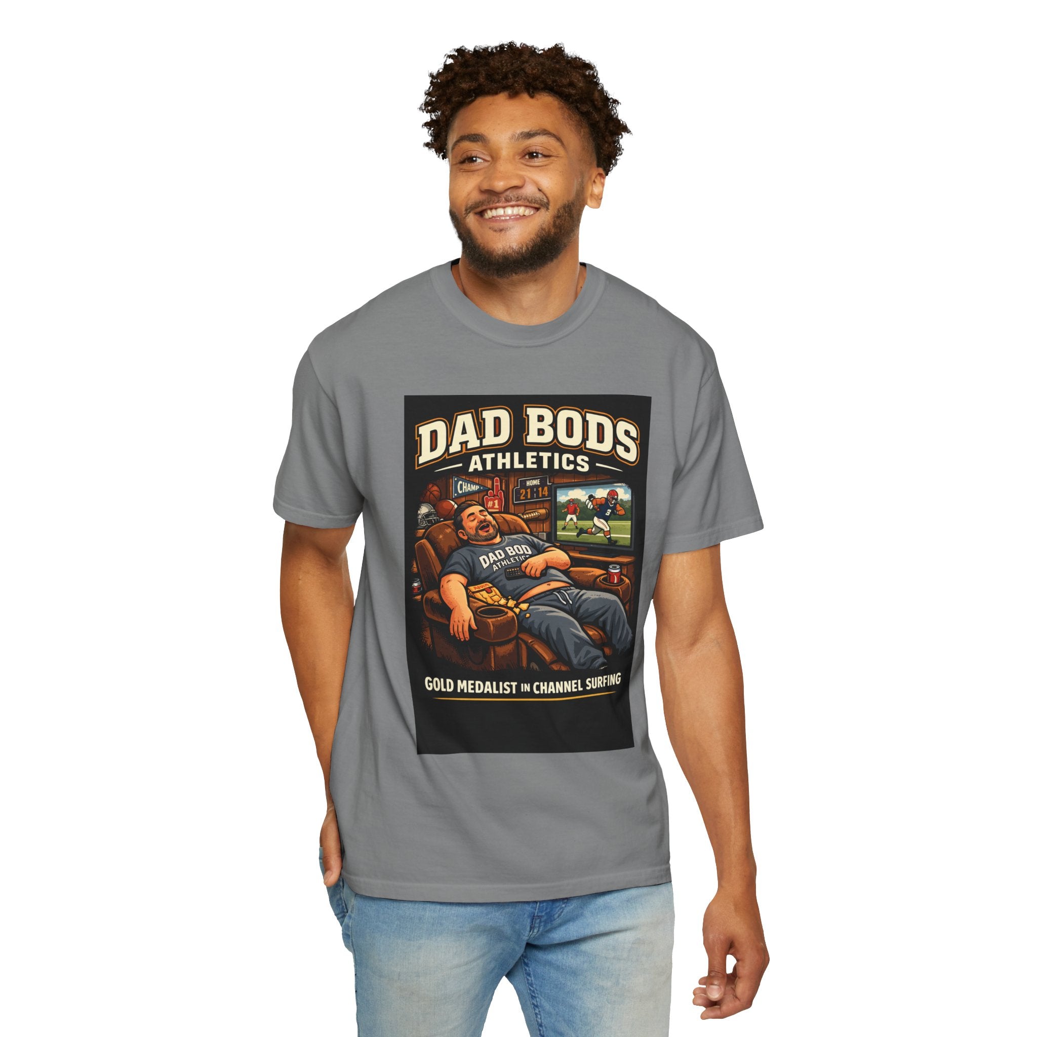 Funny Dad Shirt | Dad Bod Built by BBQ & Beer | Dad Bods Athletics | Father's Day Gift