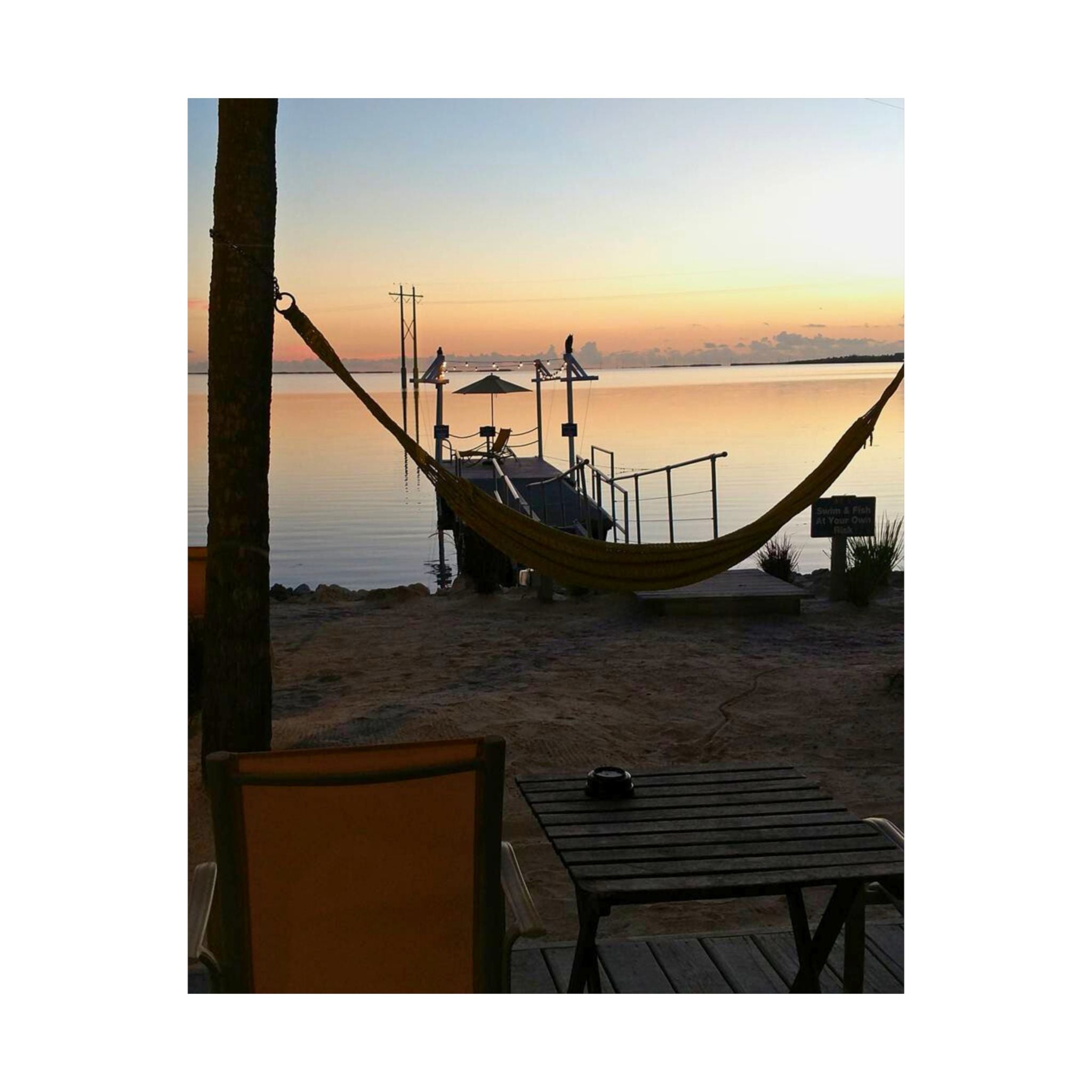 Personalization, HAMMOCK SUNSET, Matte Vertical Posters