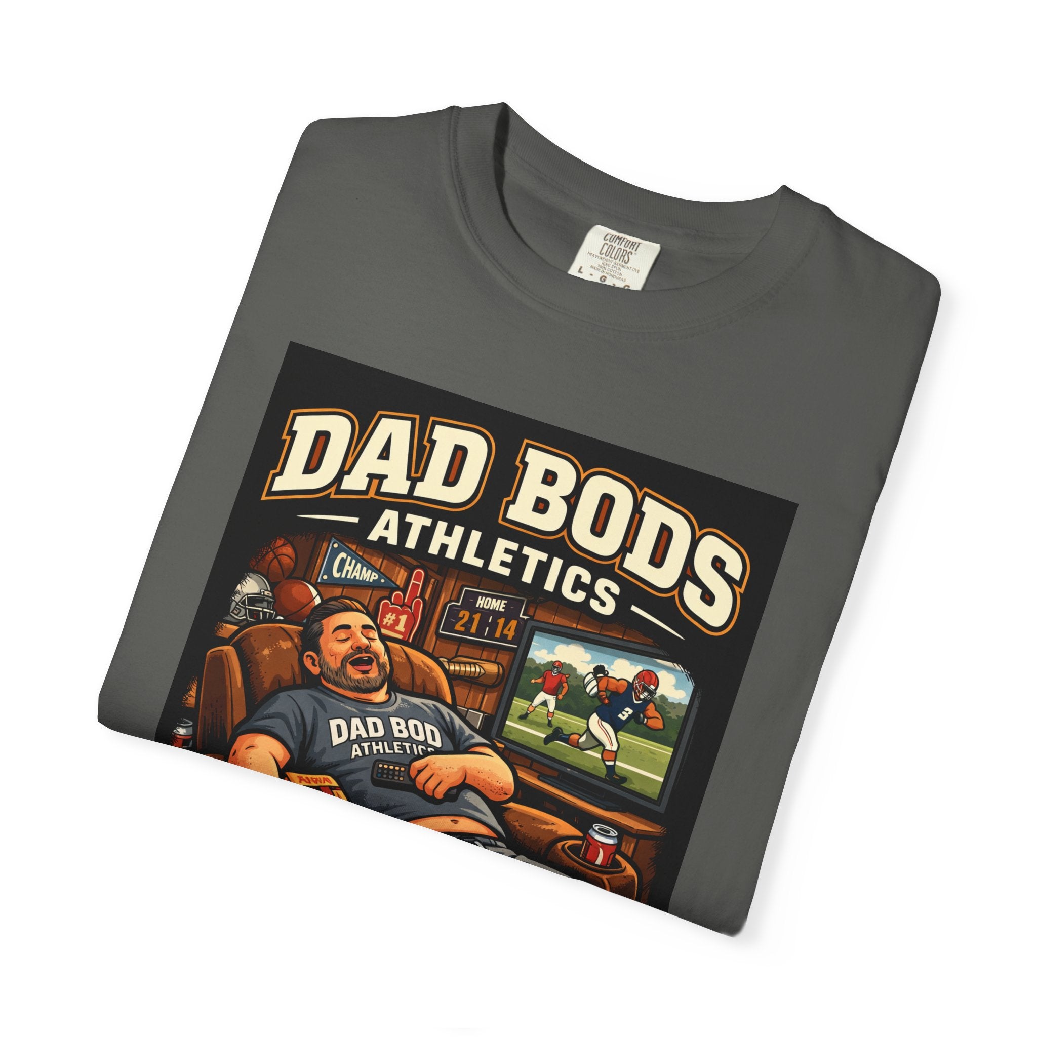 Funny Dad Shirt | Dad Bod Built by BBQ & Beer | Dad Bods Athletics | Father's Day Gift