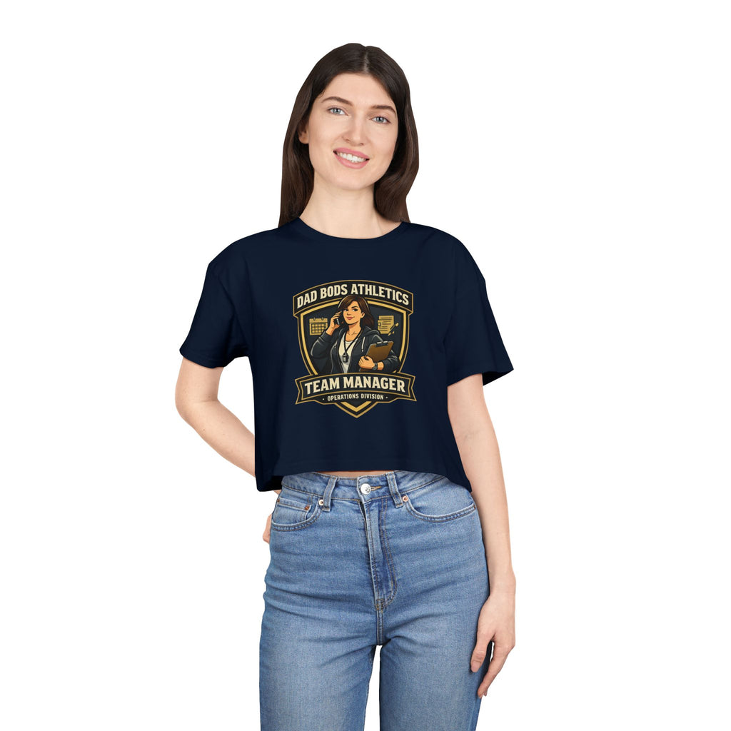 Team Manager Women's Crop Tee