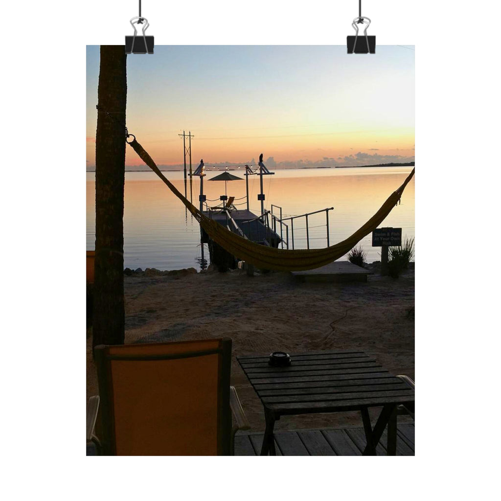 Personalization, HAMMOCK SUNSET, Matte Vertical Posters