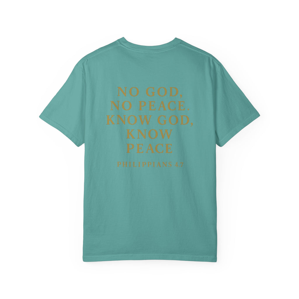 Christian T-Shirt | STILL "No God No Peace" | Faith Scripture Tee | STILL Collection