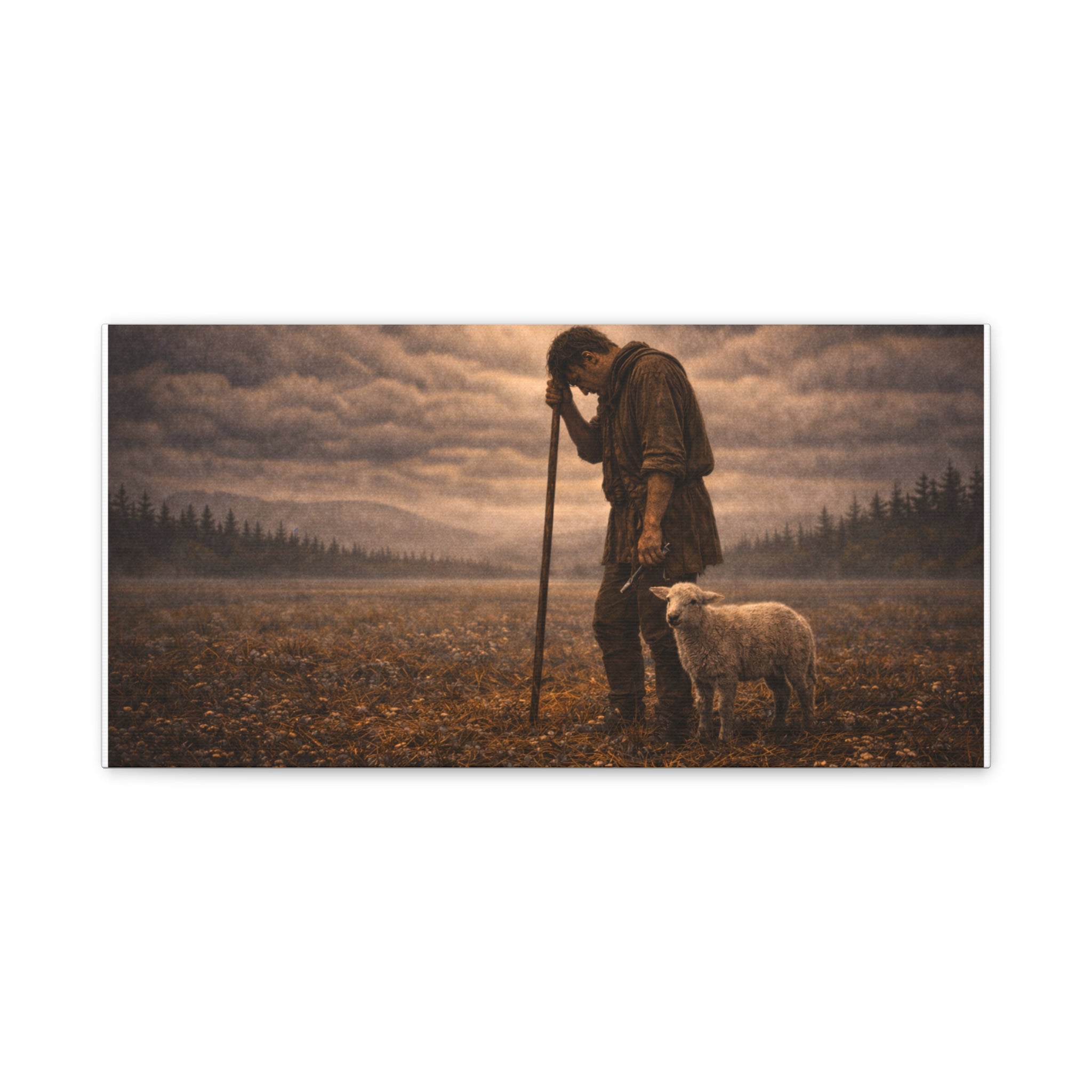 Stormy Meadow Wall Art | "The Weight" #4 of 12 | Inspirational Canvas Print | Fine Art