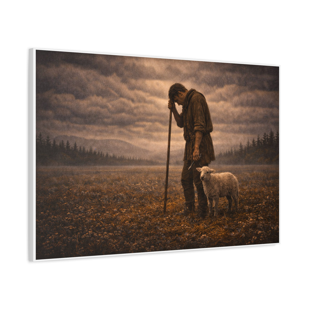 Stormy Meadow Wall Art | "The Weight" #4 of 12 | Inspirational Canvas Print | Fine Art