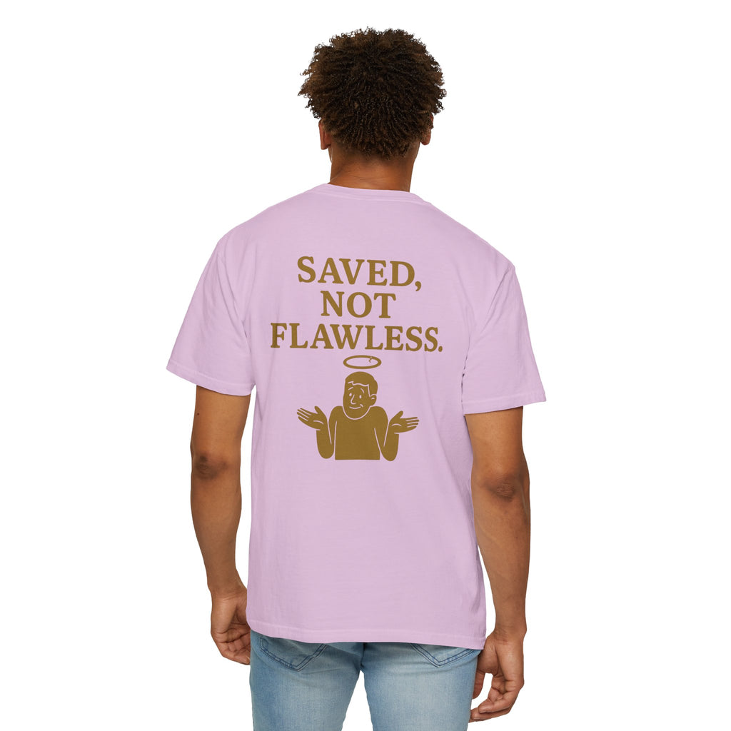 Christian T-Shirt | STILL "Saved Not Flawless" Men's | Faith Apparel | STILL Collection