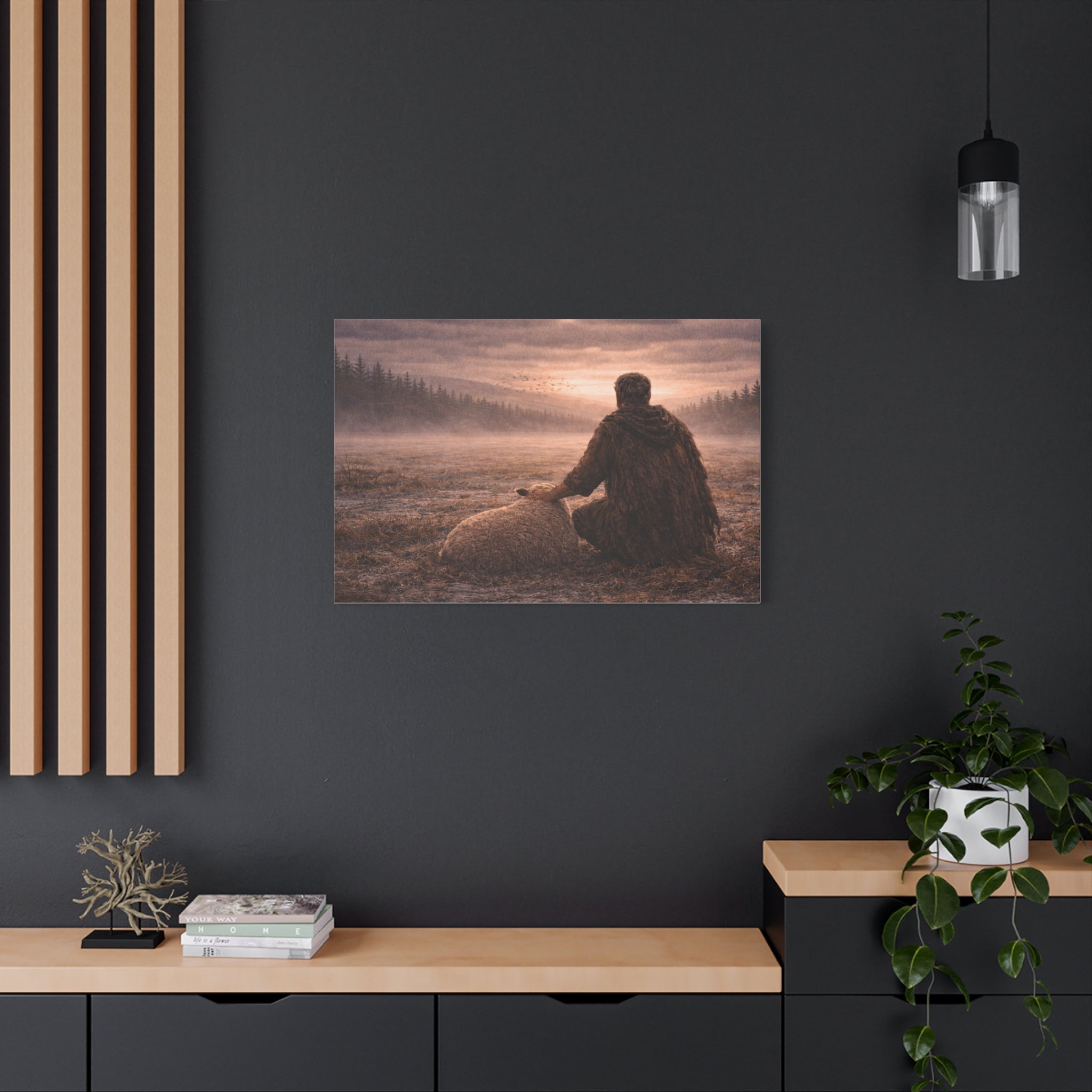 Stormy Meadow Wall Art | "Stillness" #7 of 12 | Inspirational Canvas Print | Fine Art