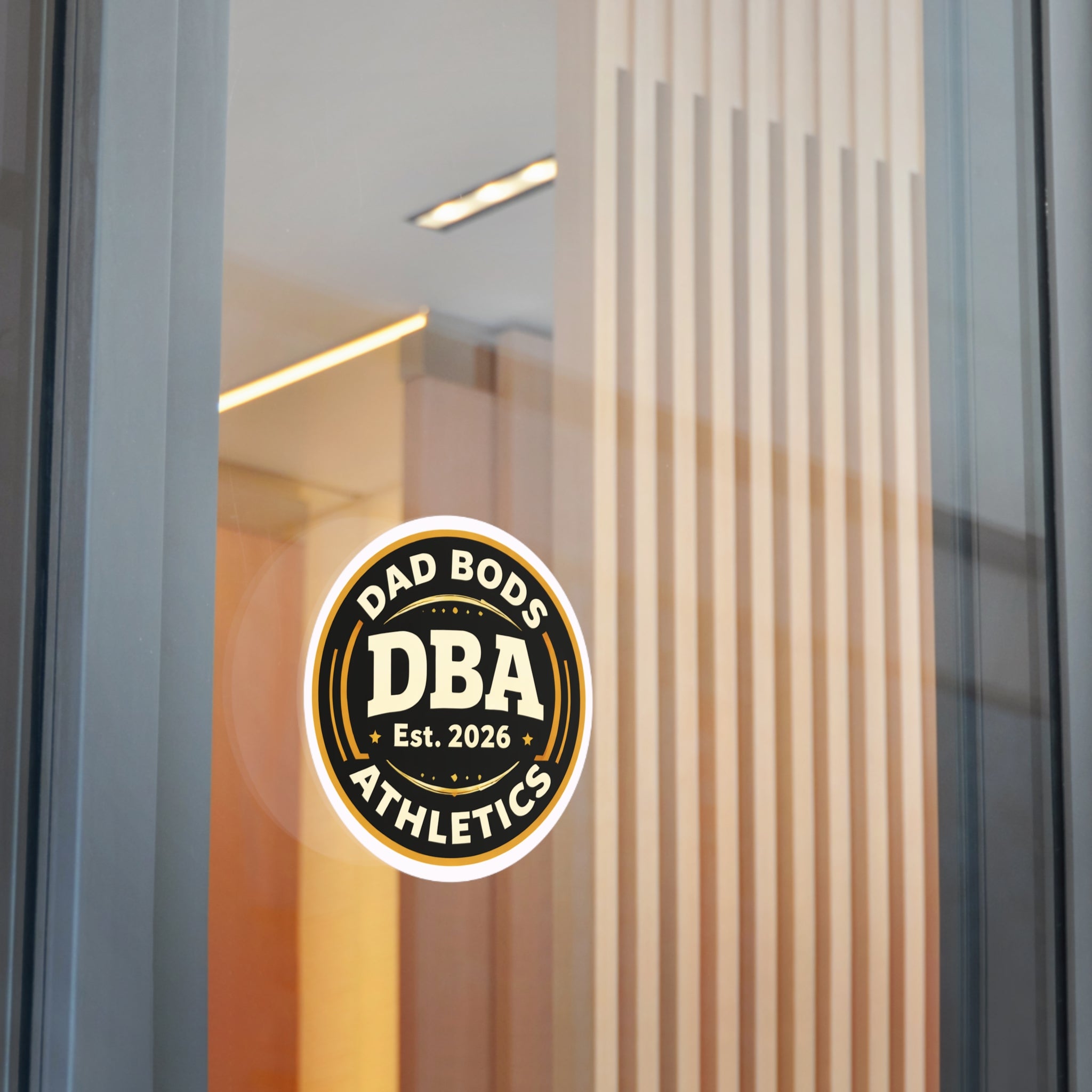 DBA est.2026 Round Vinyl Stickers