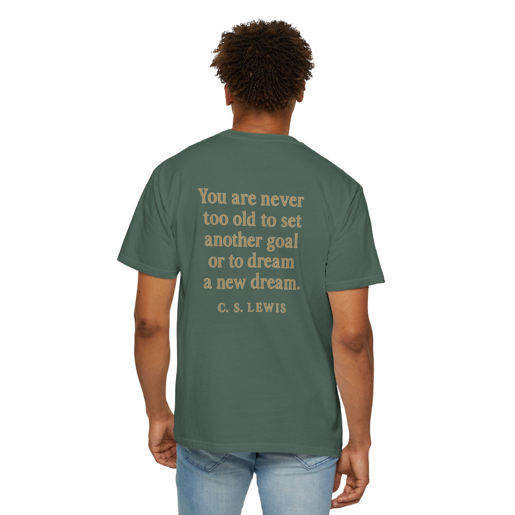 Christian T-Shirt | STILL "Never Too Old to Dream" | Inspirational Faith Tee | STILL Collection
