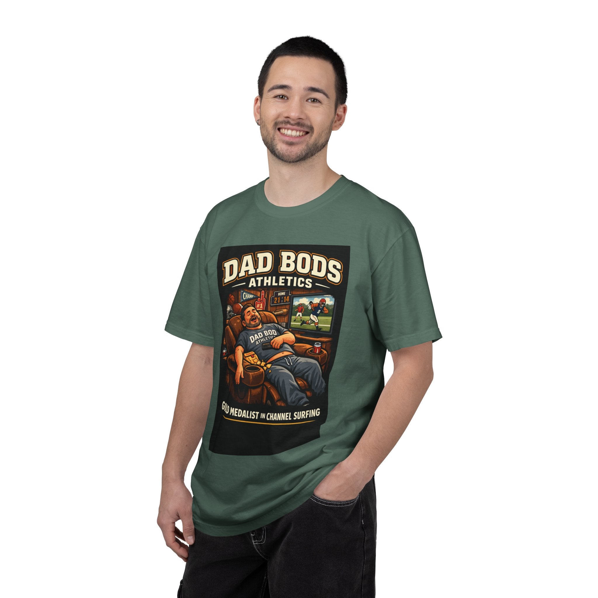 Funny Dad Shirt | Dad Bod Built by BBQ & Beer | Dad Bods Athletics | Father's Day Gift