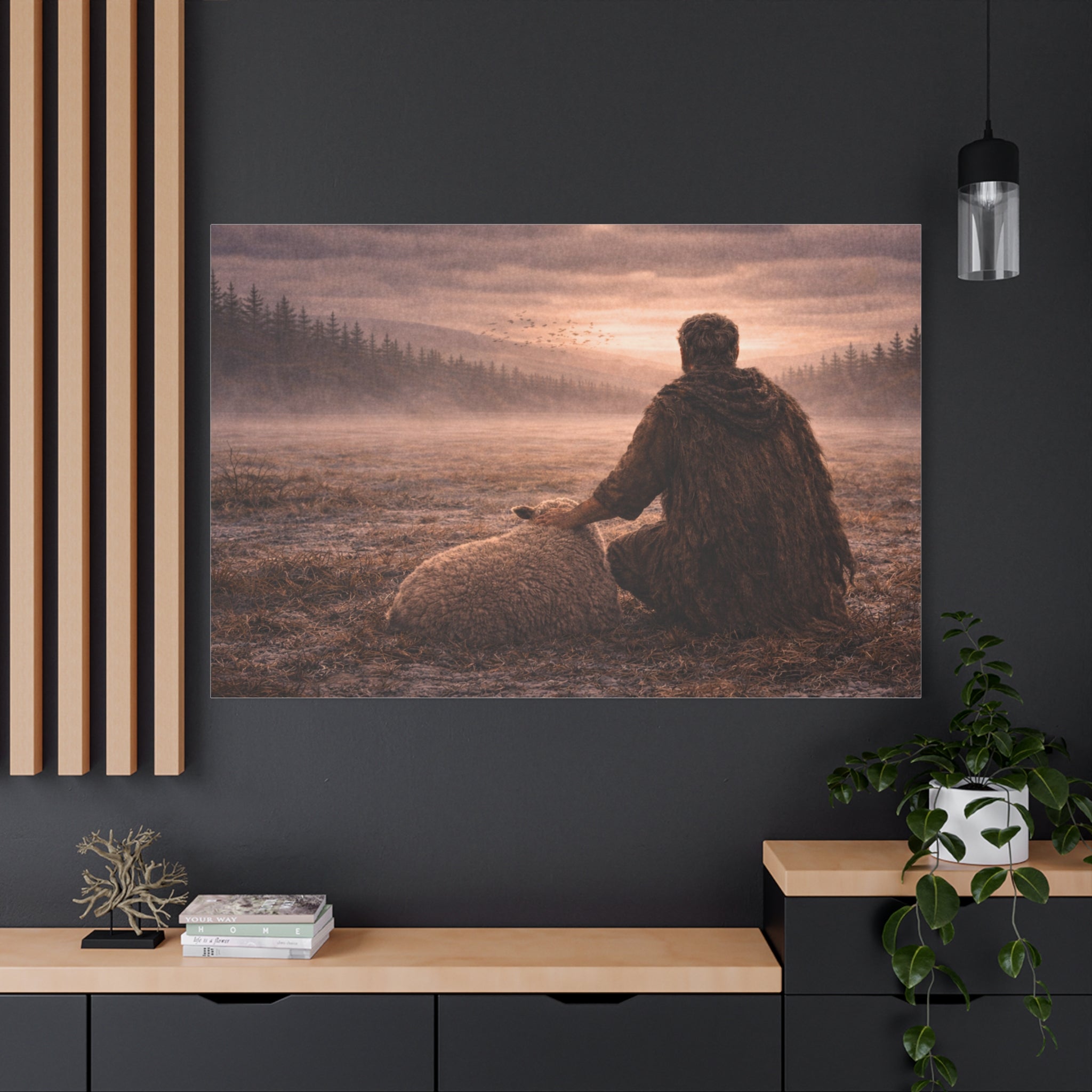 Stormy Meadow Wall Art | "Stillness" #7 of 12 | Inspirational Canvas Print | Fine Art