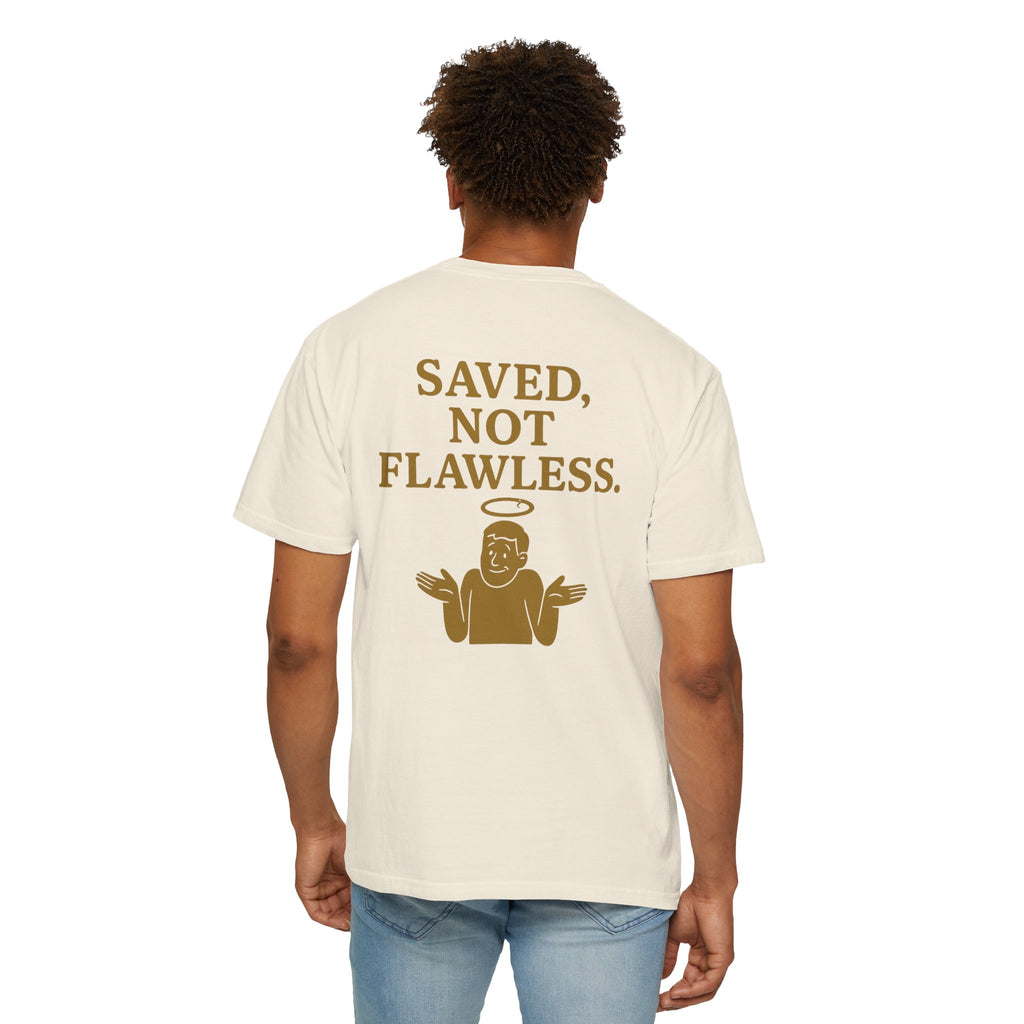 Christian T-Shirt | STILL "Saved Not Flawless" Men's | Faith Apparel | STILL Collection