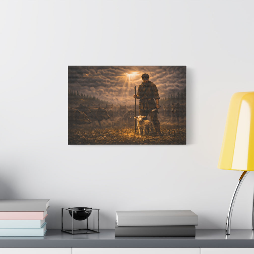 Stormy Meadow Wall Art | "The Stand" #3 of 12 | Motivational Canvas Print | Fine Art