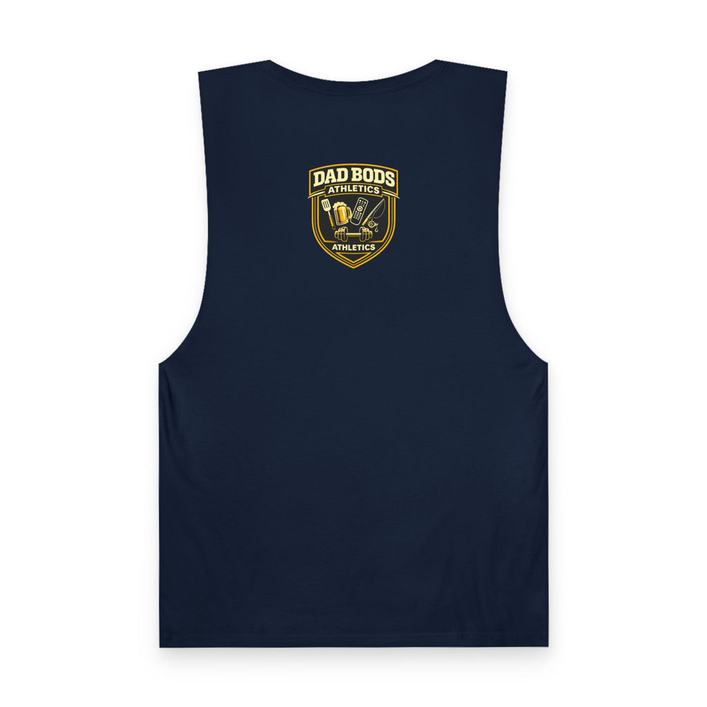 DBA Grill Champ (front ) Unisex Barnard Tank