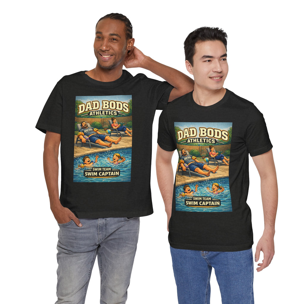Funny Dad Shirt | Swim Captain | Dad Bods Athletics | Father's Day Gift for Dads