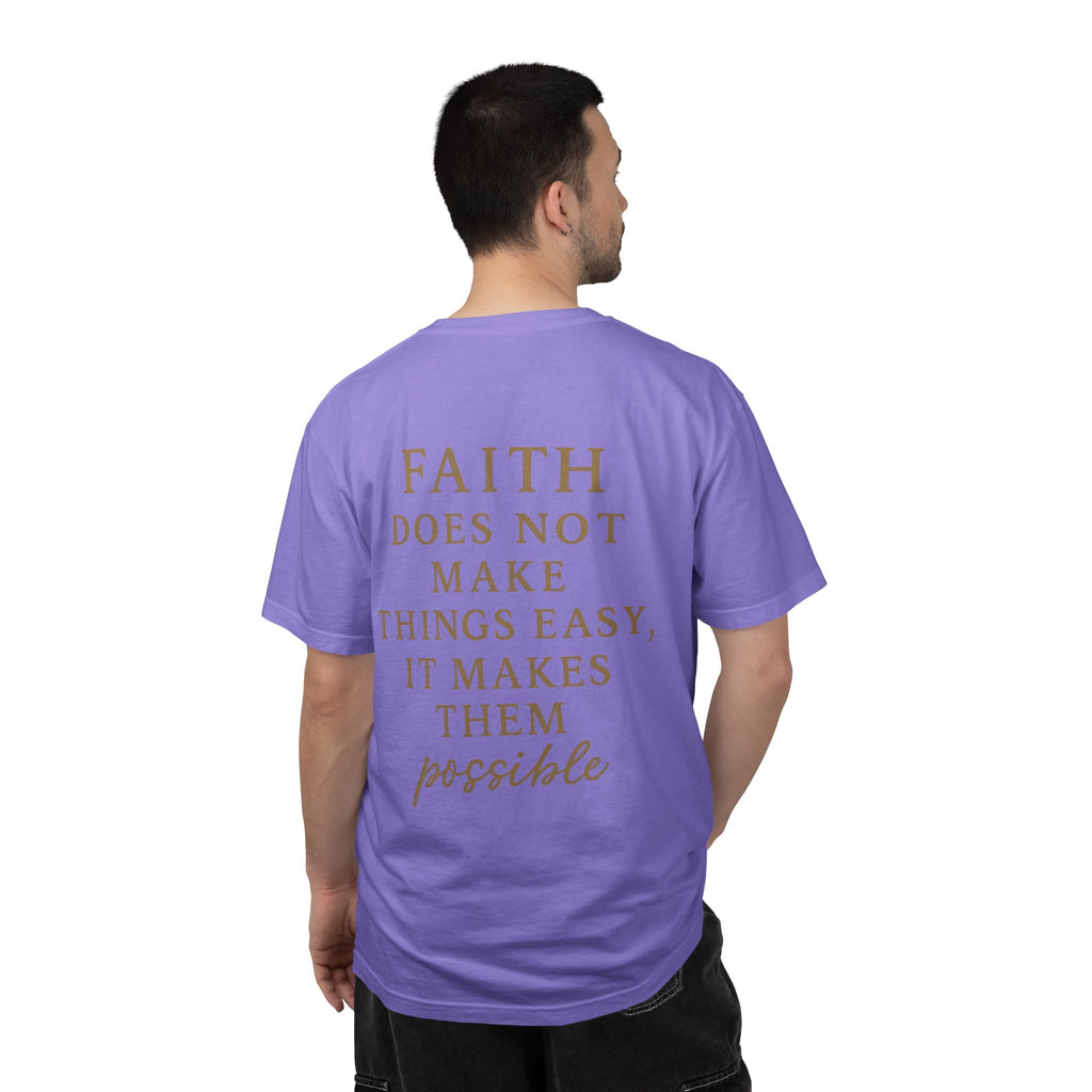 Christian T-Shirt | STILL "Faith Makes Things Possible" | Scripture Tee | STILL Collection
