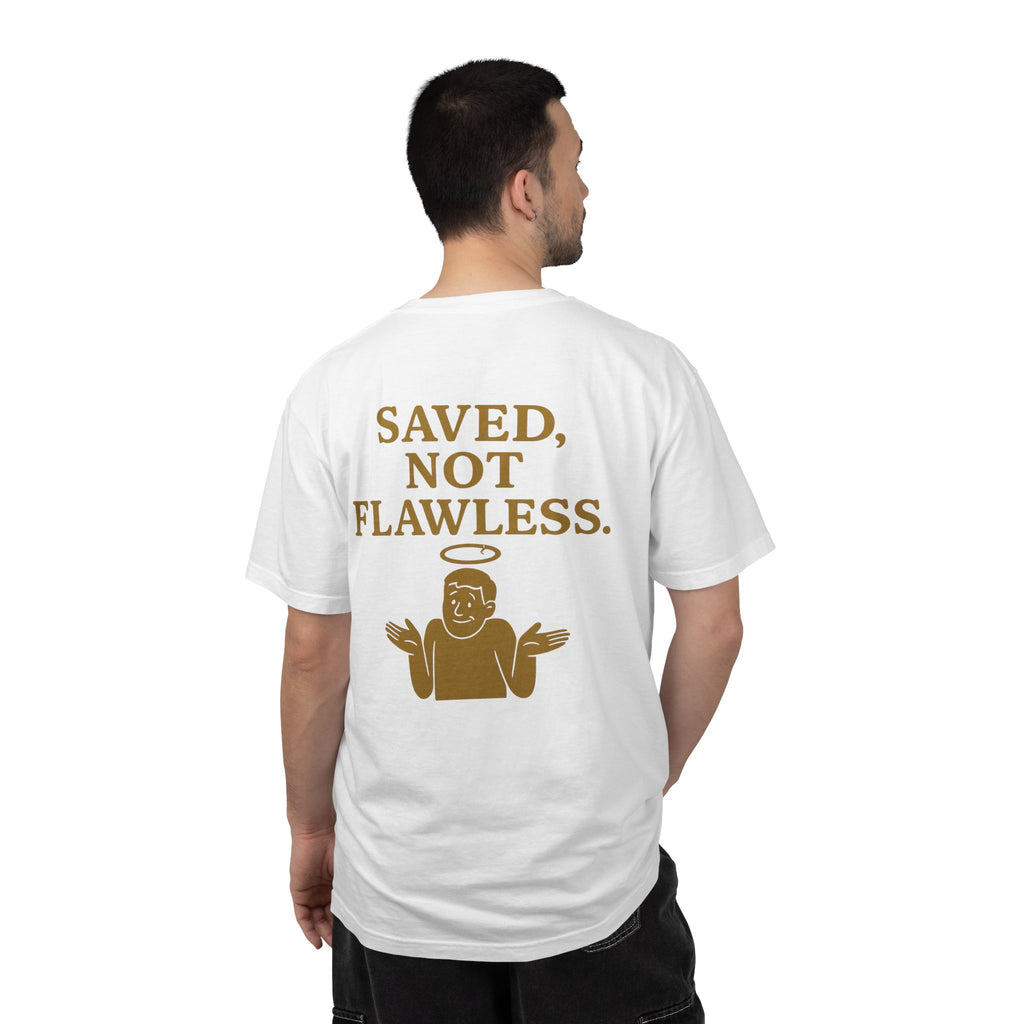 Christian T-Shirt | STILL "Saved Not Flawless" Men's | Faith Apparel | STILL Collection