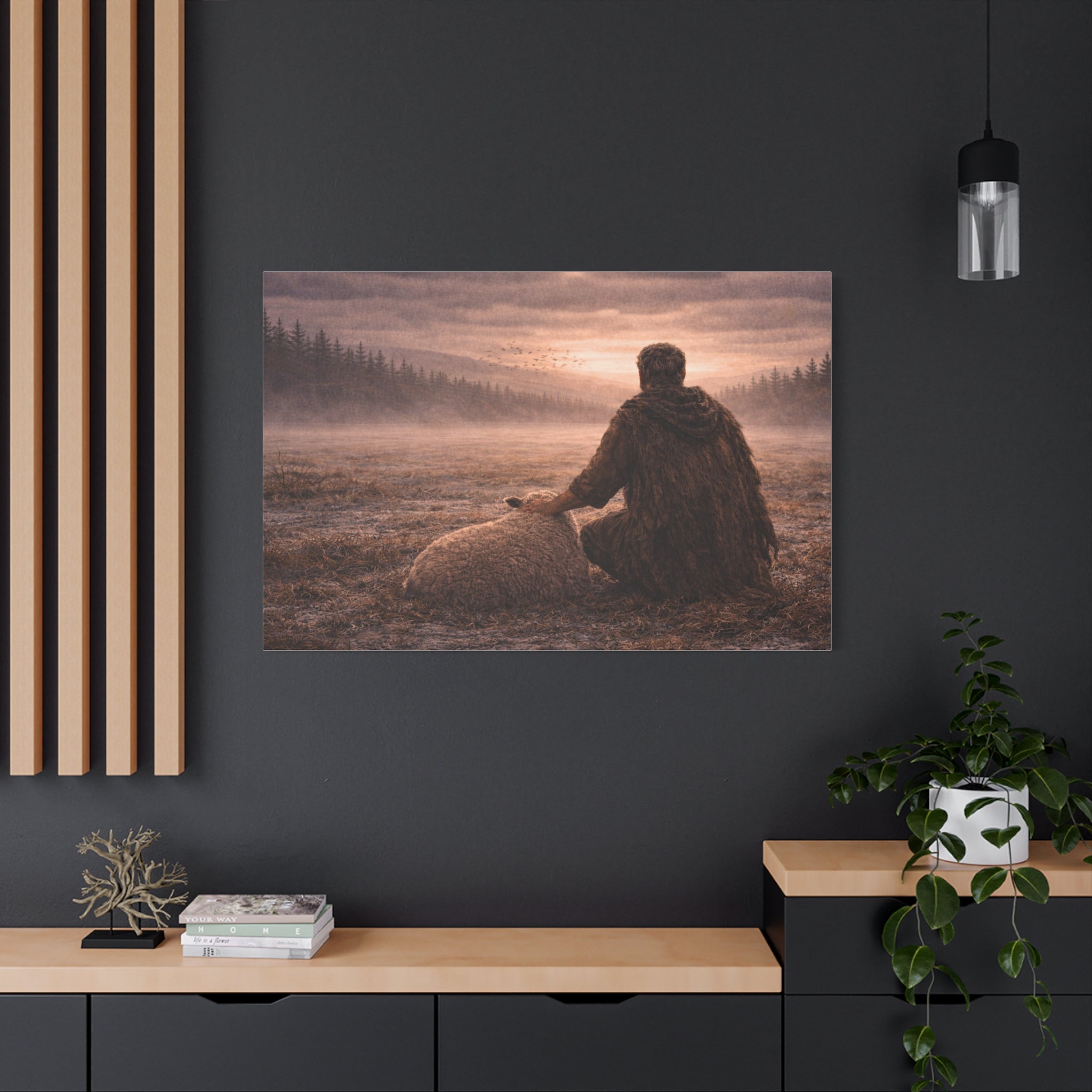 Stormy Meadow Wall Art | "Stillness" #7 of 12 | Inspirational Canvas Print | Fine Art