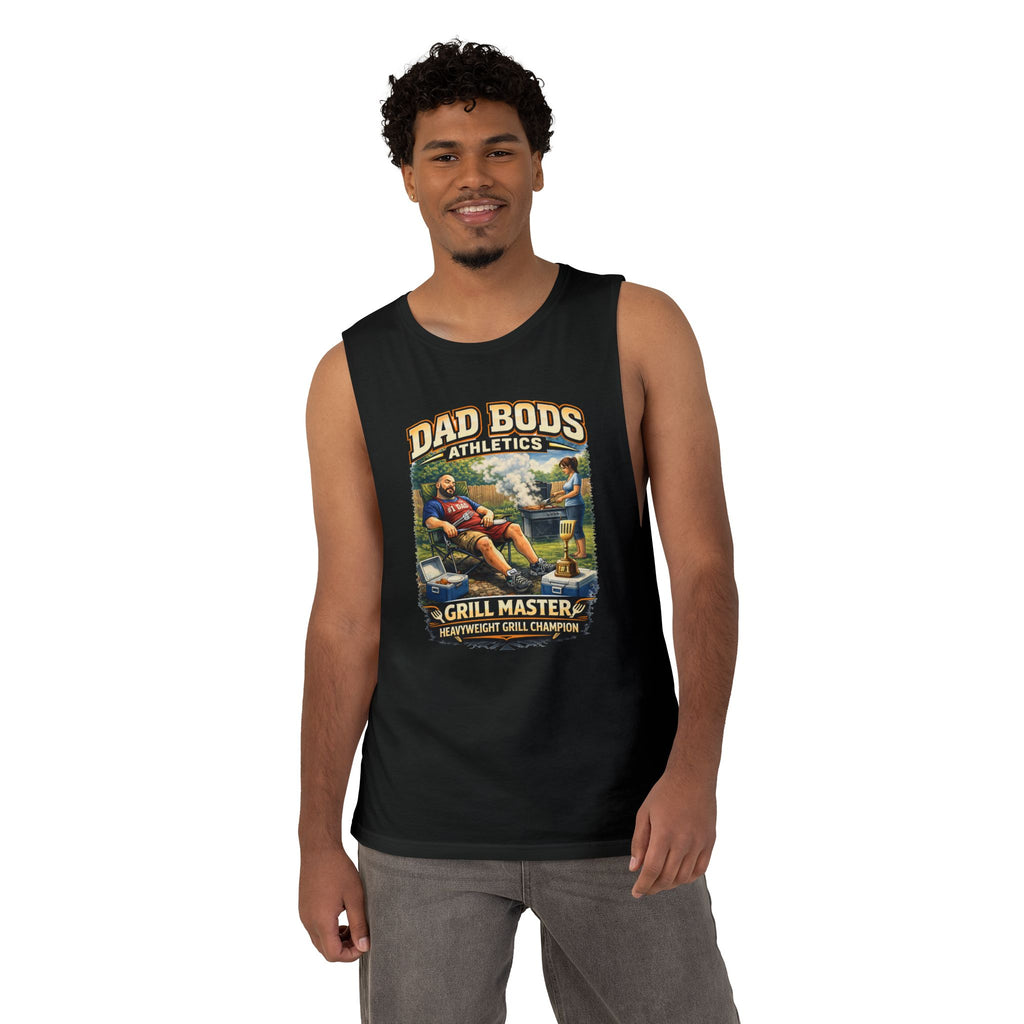 DBA Grill Champ (front ) Unisex Barnard Tank