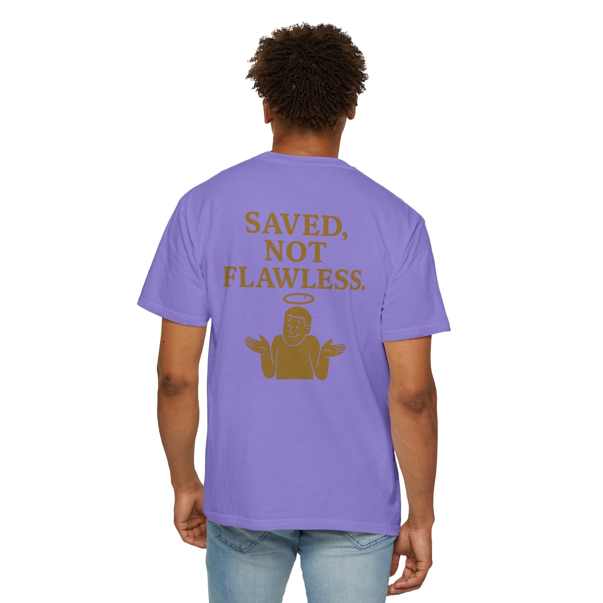 Christian T-Shirt | STILL "Saved Not Flawless" Men's | Faith Apparel | STILL Collection