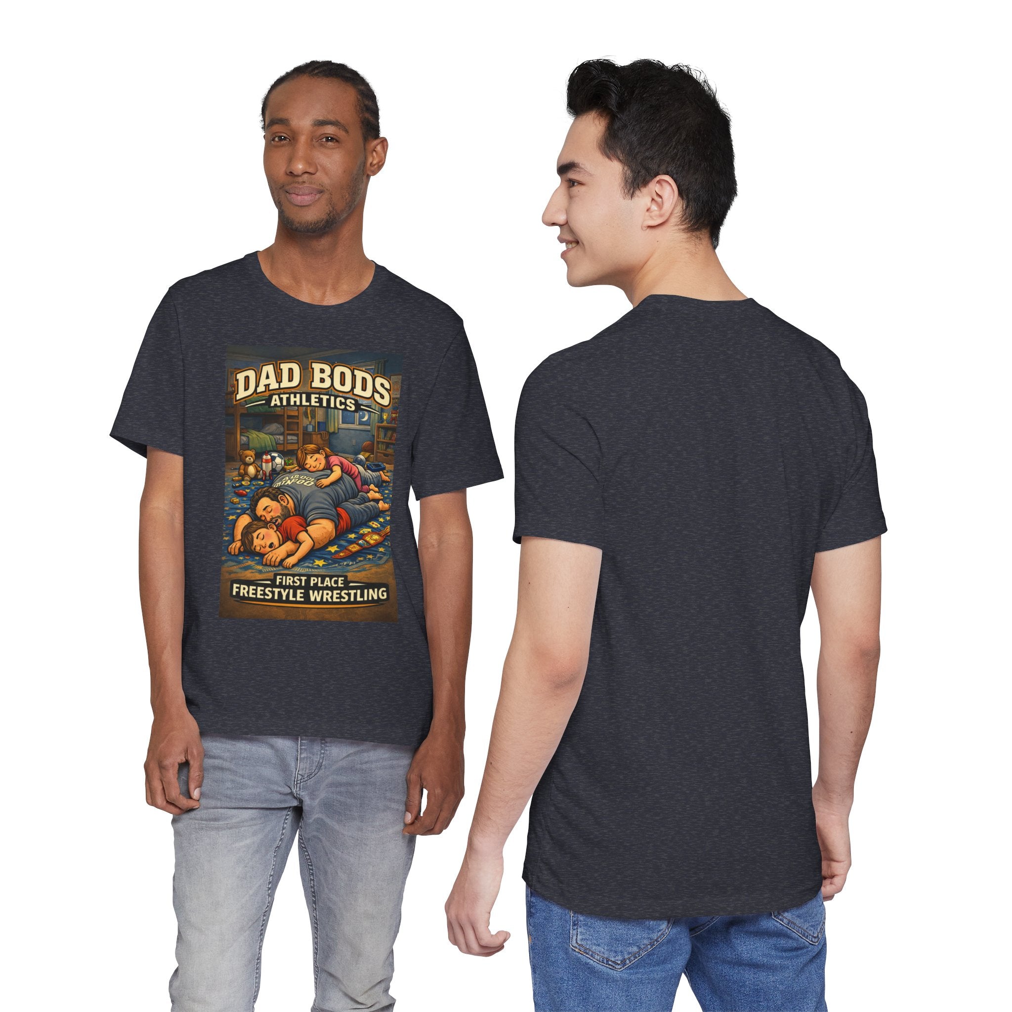 Funny Dad Shirt | Freestyle Wrestling | Dad Bods Athletics | Father's Day Gift for Dads