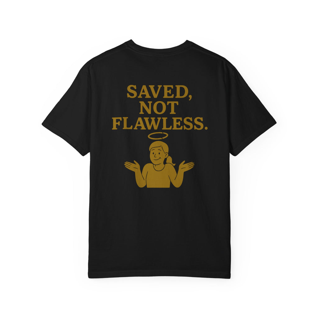 Christian T-Shirt | STILL "Saved Not Flawless" Women's | Faith Apparel | STILL Collection