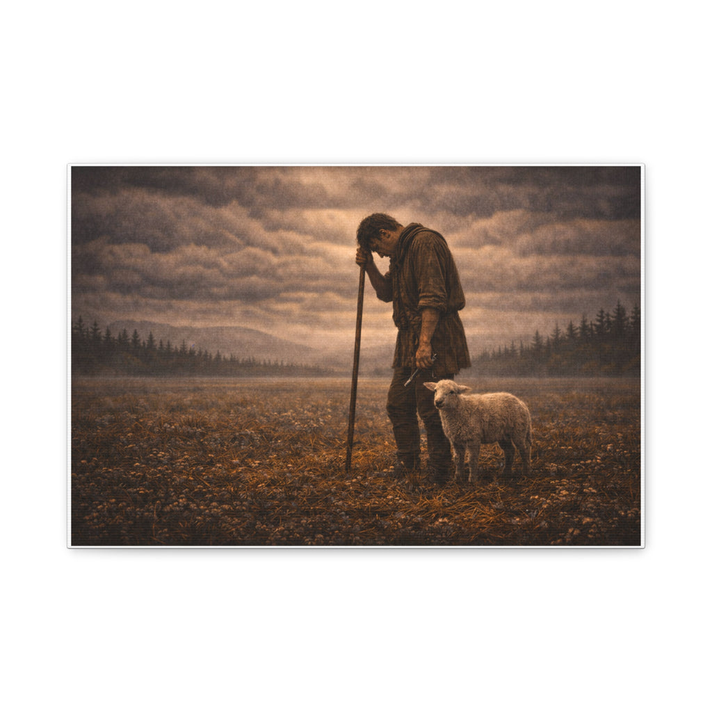 Stormy Meadow Wall Art | "The Weight" #4 of 12 | Inspirational Canvas Print | Fine Art