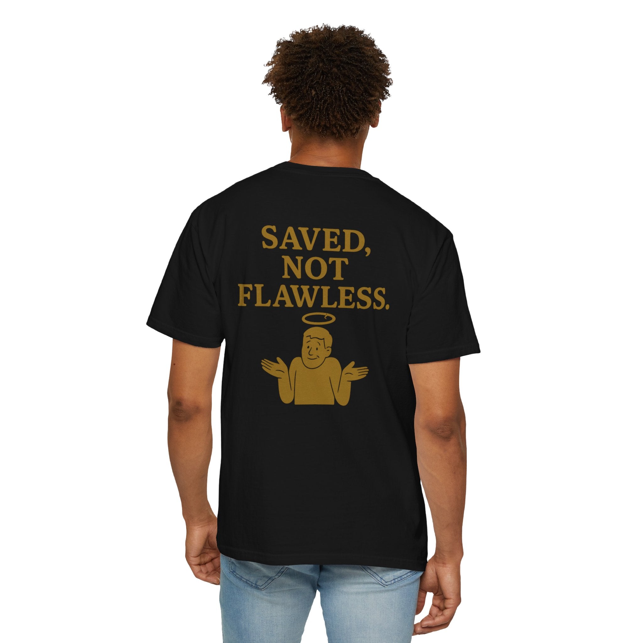 Christian T-Shirt | STILL "Saved Not Flawless" Men's | Faith Apparel | STILL Collection