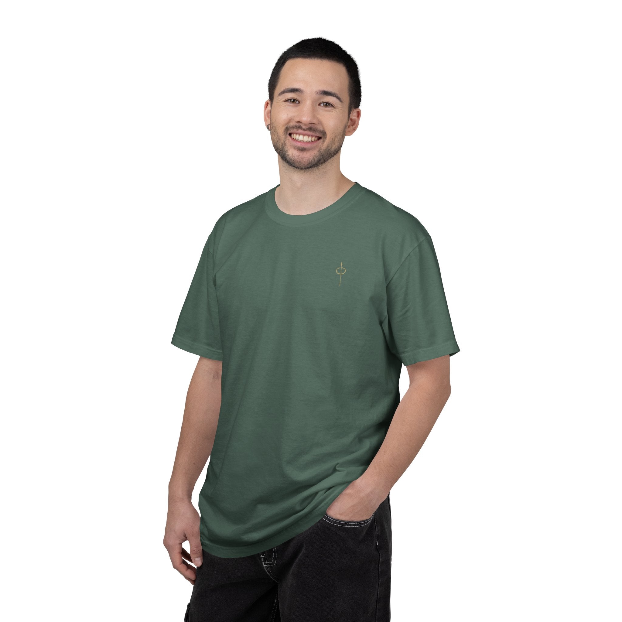 Christian T-Shirt | STILL "The Man on the Middle Cross" | Faith Scripture Tee | STILL Collection