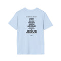 Jesus Names T-Shirt — 'His Names Tell the Story' Christian Faith Tee